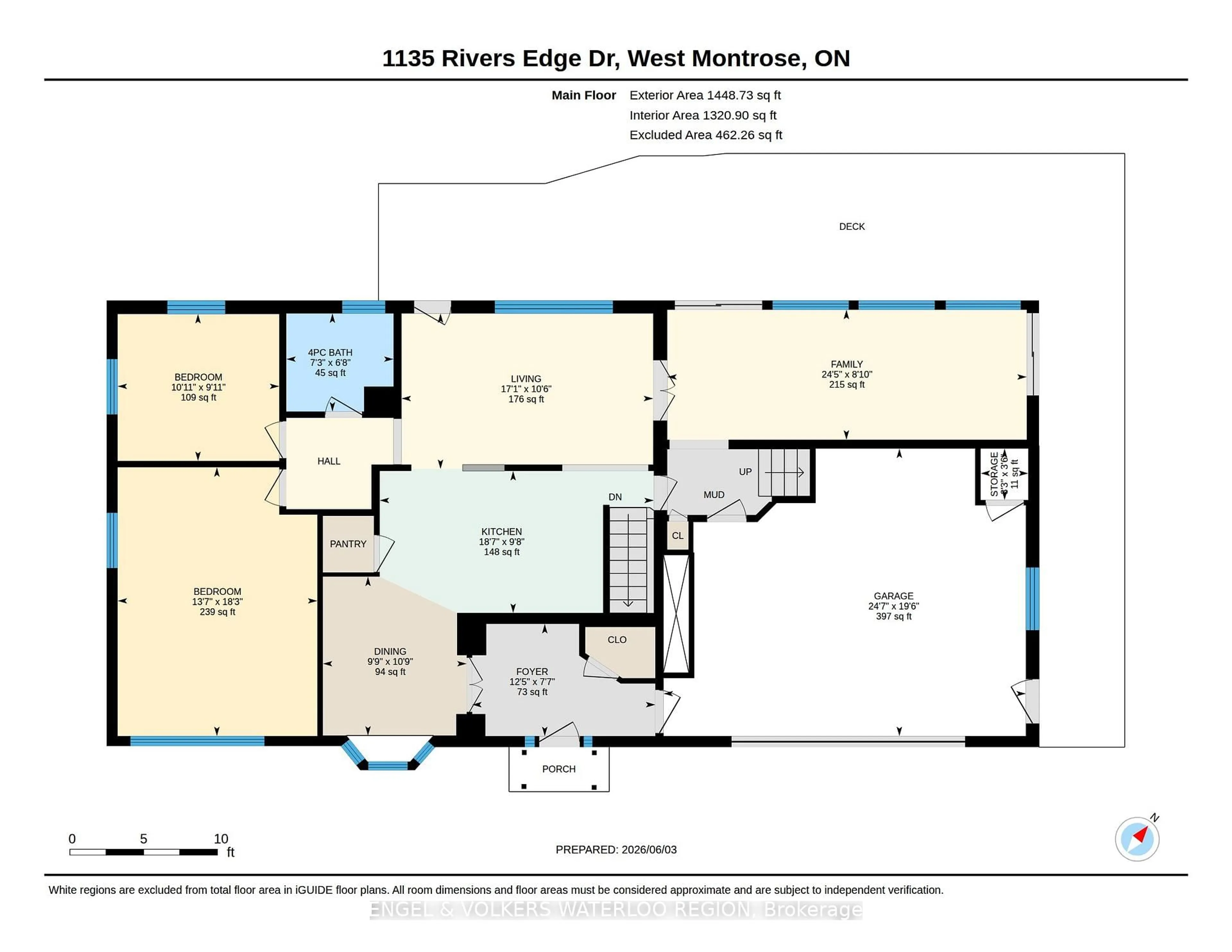 Floor plan for 1135 Rivers Edge Dr, Woolwich Ontario N0B 2V0