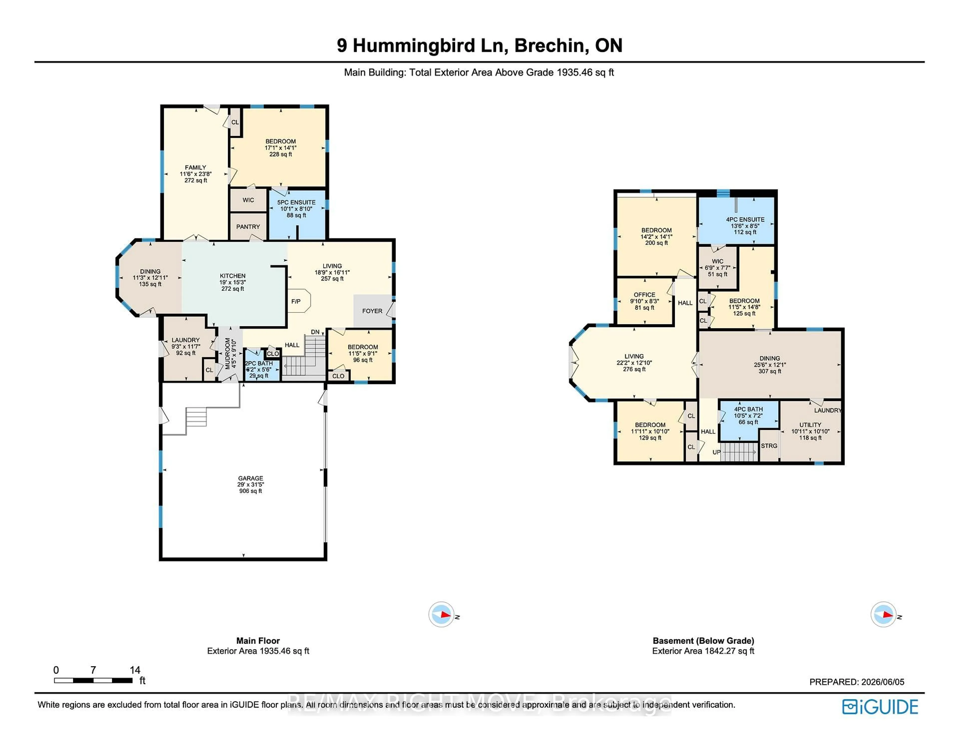 Floor plan for 9 Hummingbird Lane, Kawartha Lakes Ontario K0M 2B0