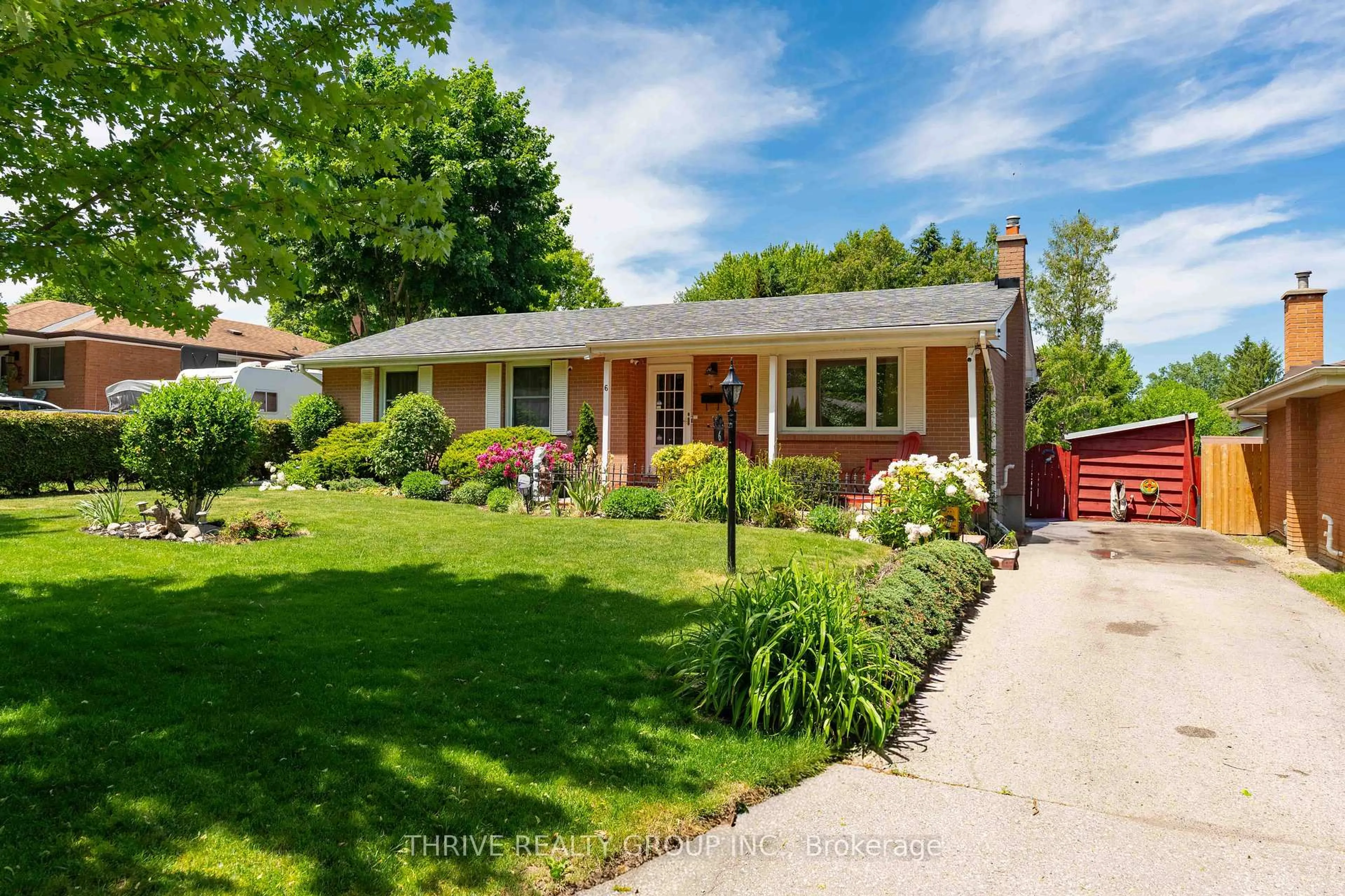 Home with brick exterior material, street for 6 Southwood Cres, London South Ontario N6J 1S9