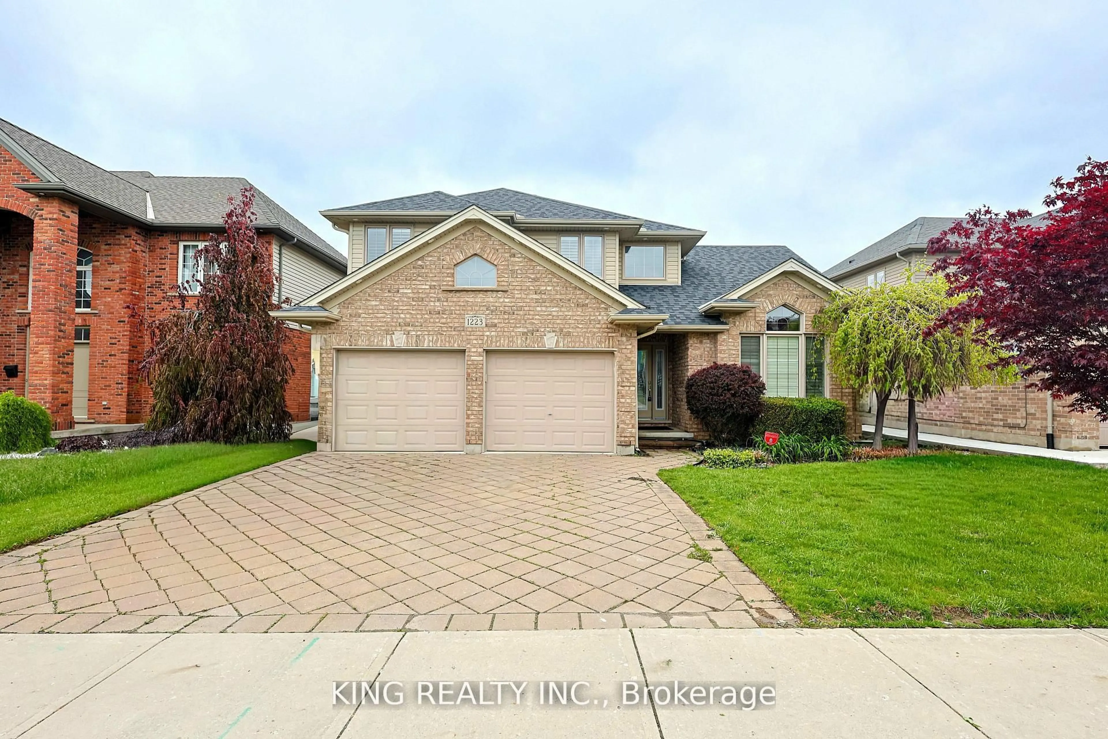 Home with brick exterior material, street for 1223 CORONATION Dr, London North Ontario N6G 0B4