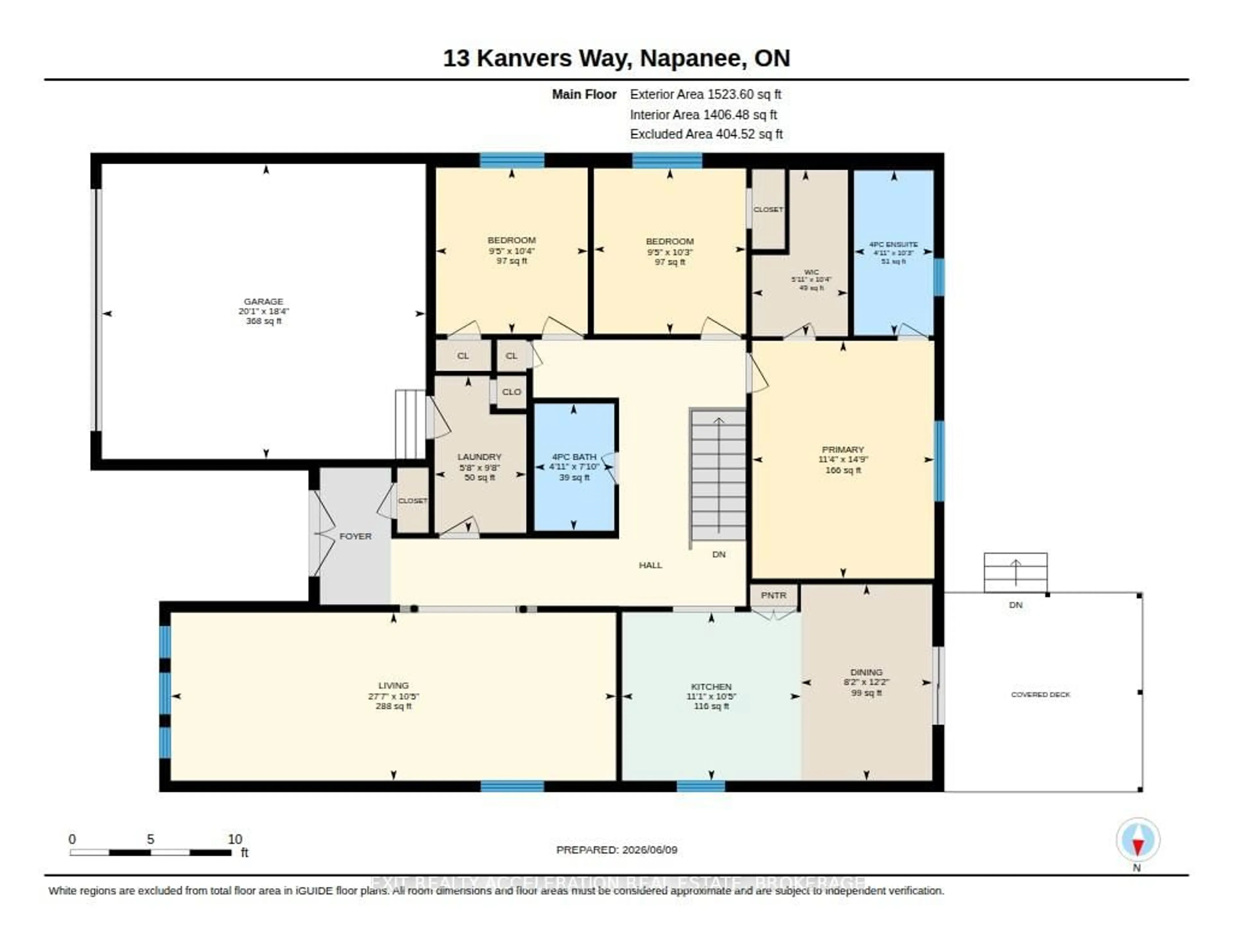 Floor plan for 13 Kanvers Way, Greater Napanee Ontario K7R 3X7