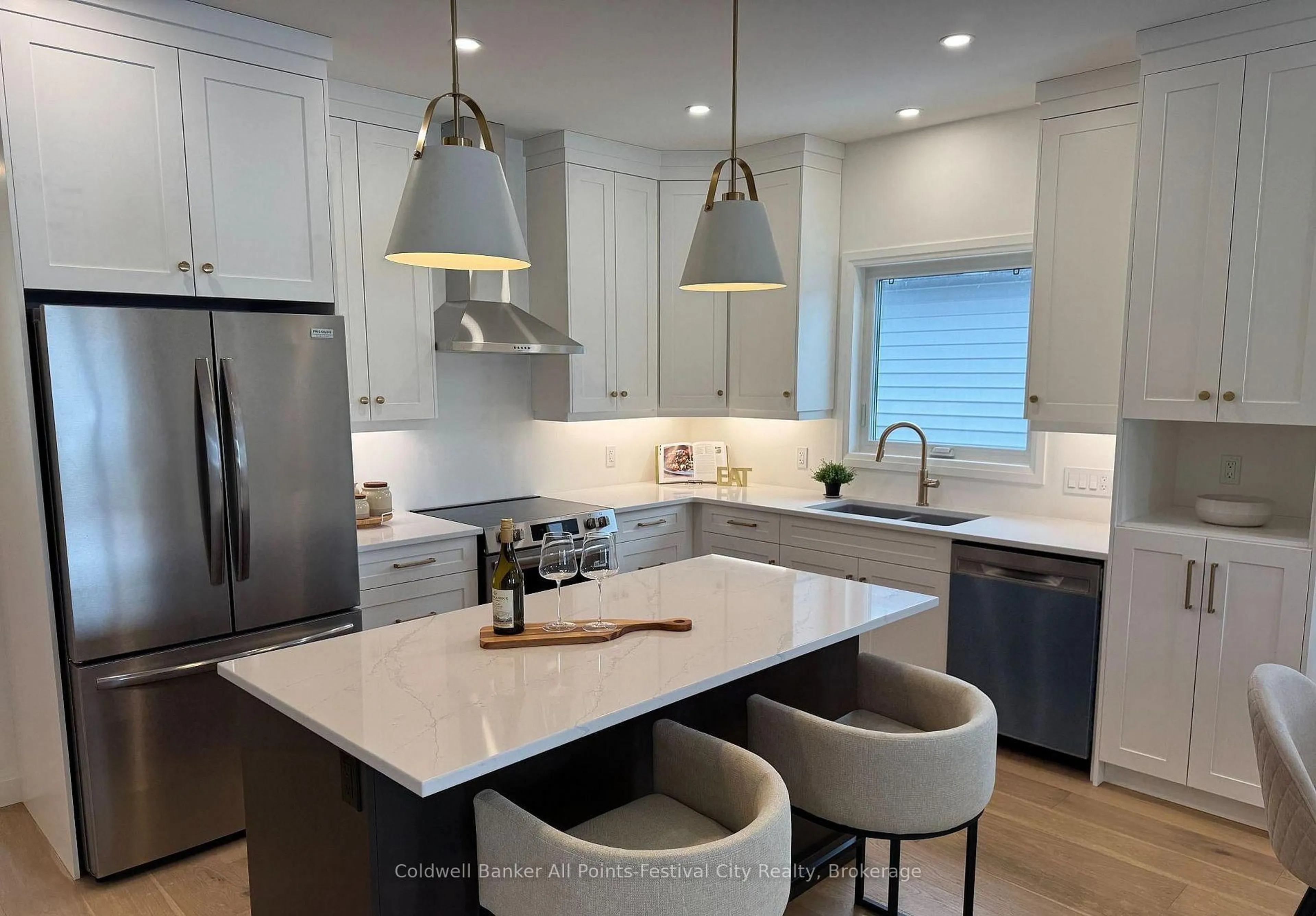 Contemporary kitchen, ceramic/tile floor for 179 Anderson Lane, West Perth Ontario N0K 1N0