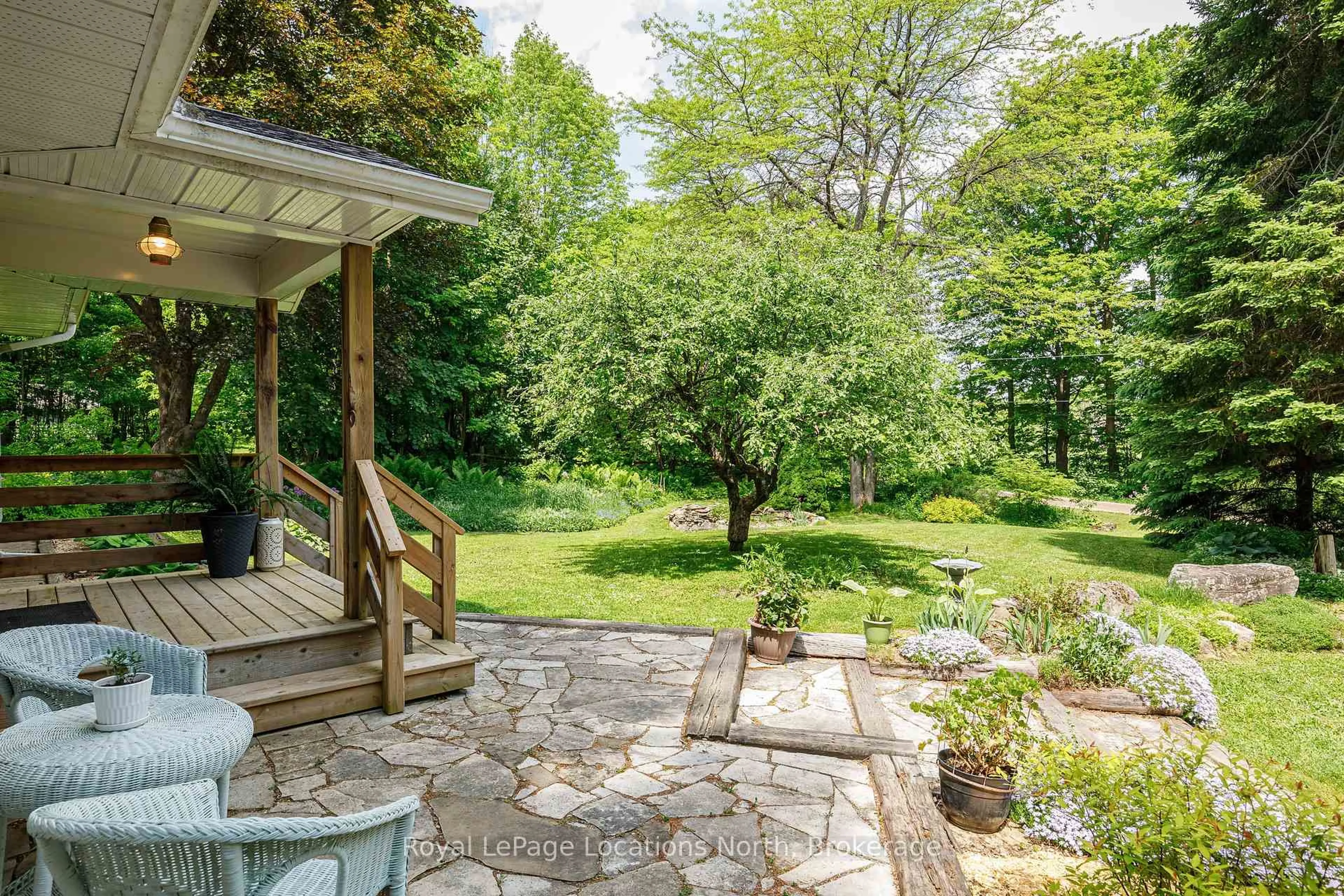 Patio, water/lake/river/ocean view for 172 Park St, Grey Highlands Ontario N0C 1E0