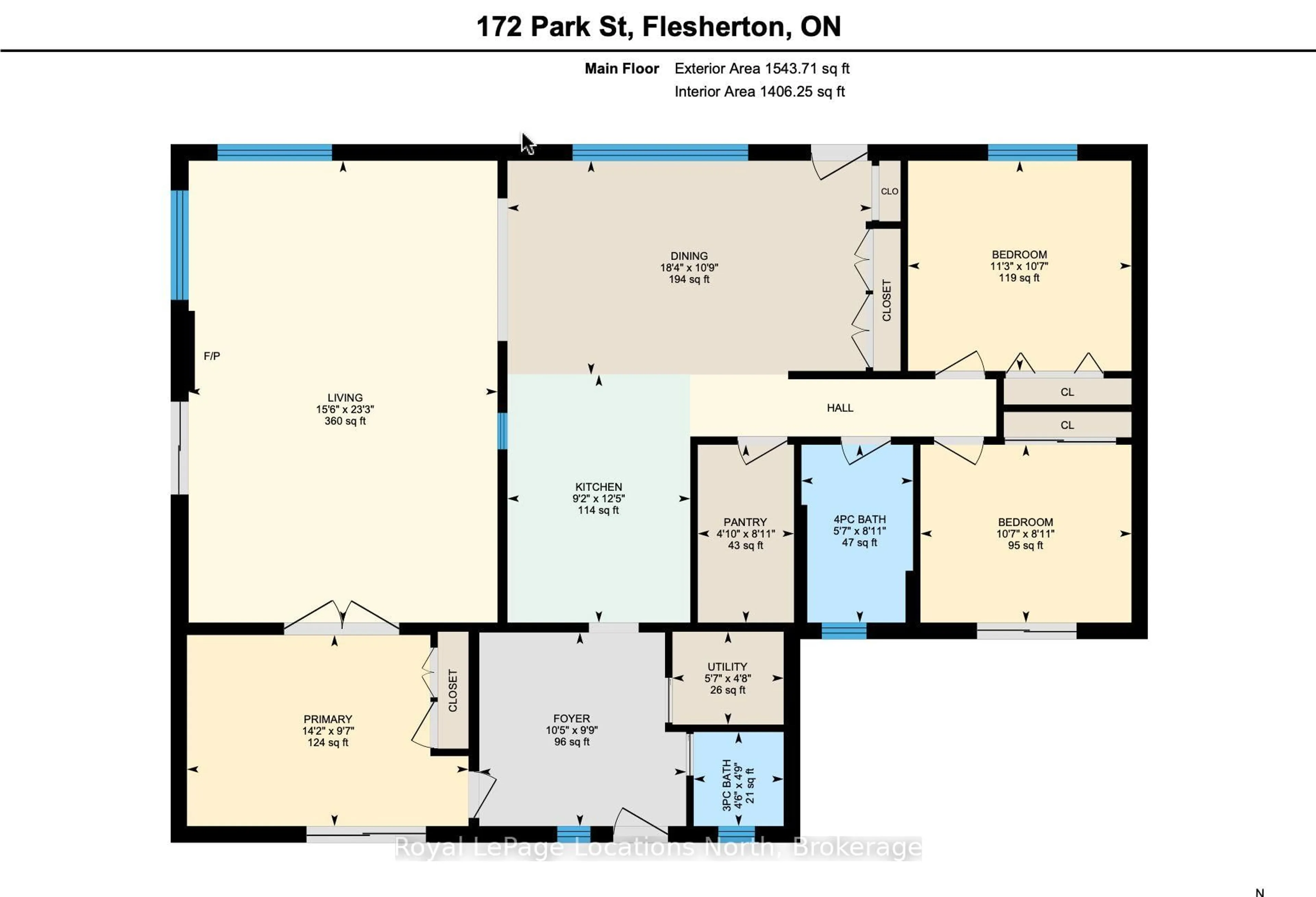 Floor plan for 172 Park St, Grey Highlands Ontario N0C 1E0