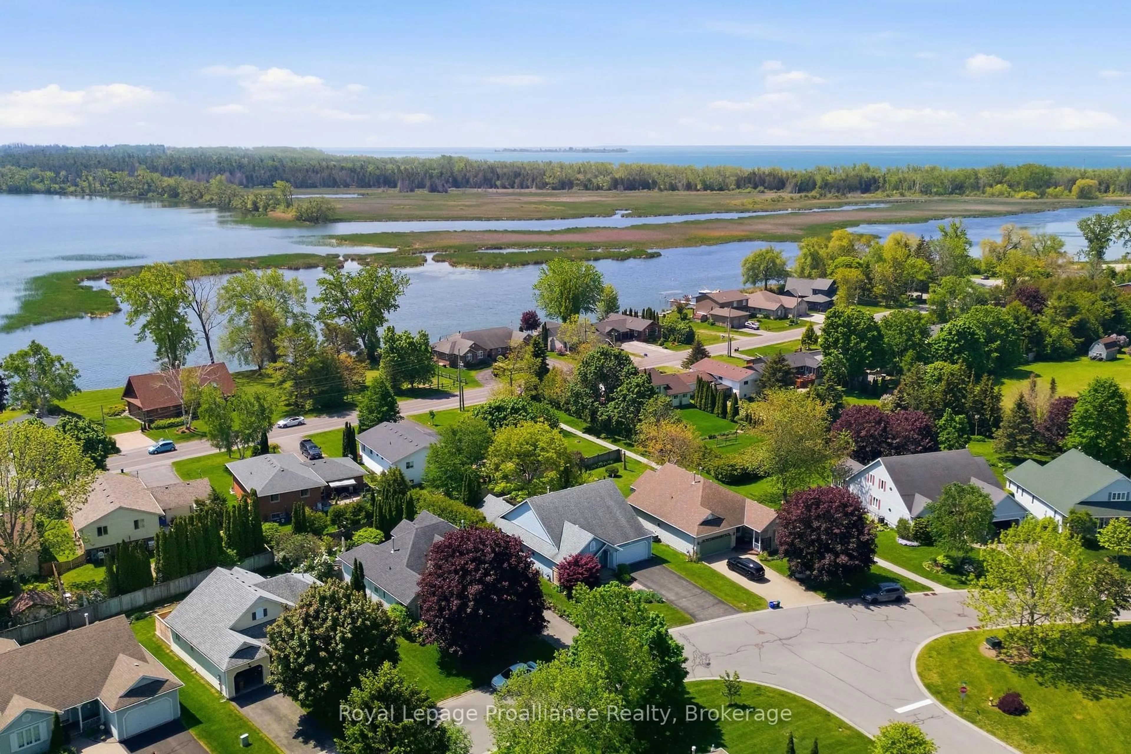 A pic from outside/outdoor area/front of a property/back of a property/a pic from drone, water/lake/river/ocean view for 51 Mills Rd, Brighton Ontario K0K 1H0