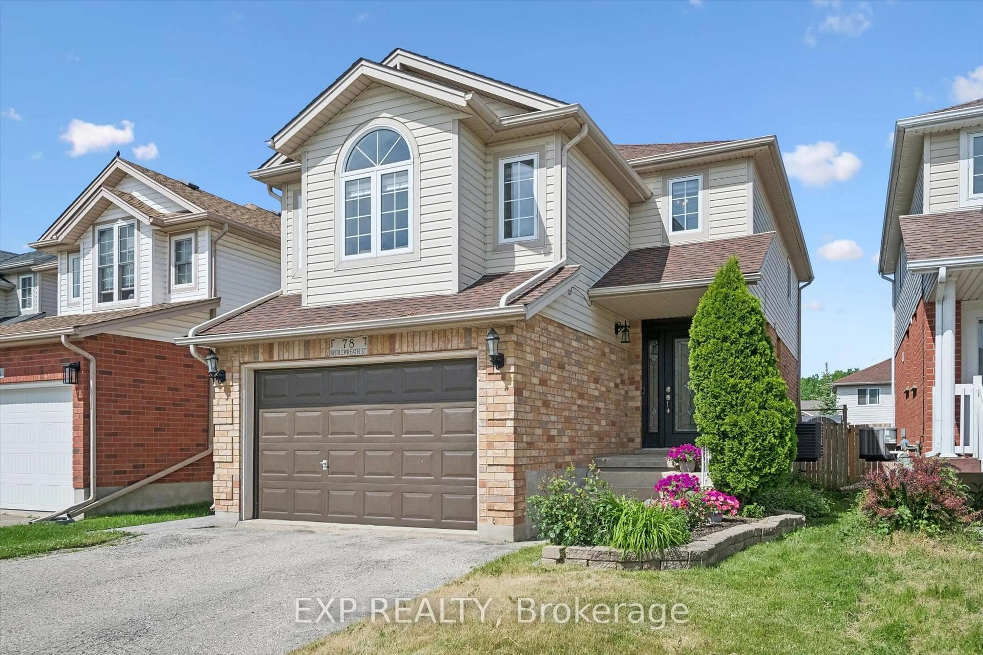 Home with brick exterior material, street for 78 Bridlewreath St, Waterloo Ontario N2E 3V5