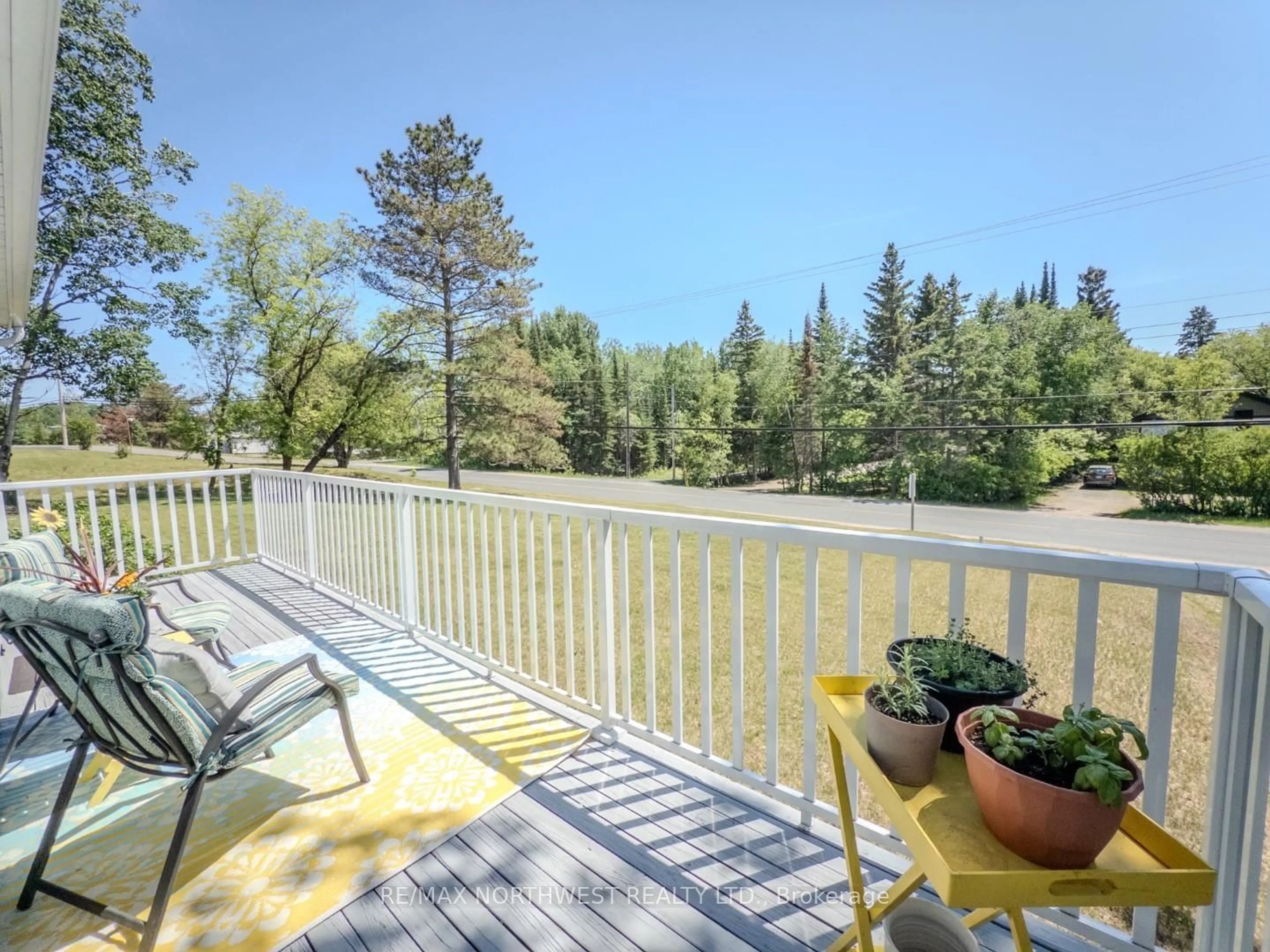 Patio, water/lake/river/ocean view for 132 Rabbit Lake Road, Kenora Ontario P9N 4L1