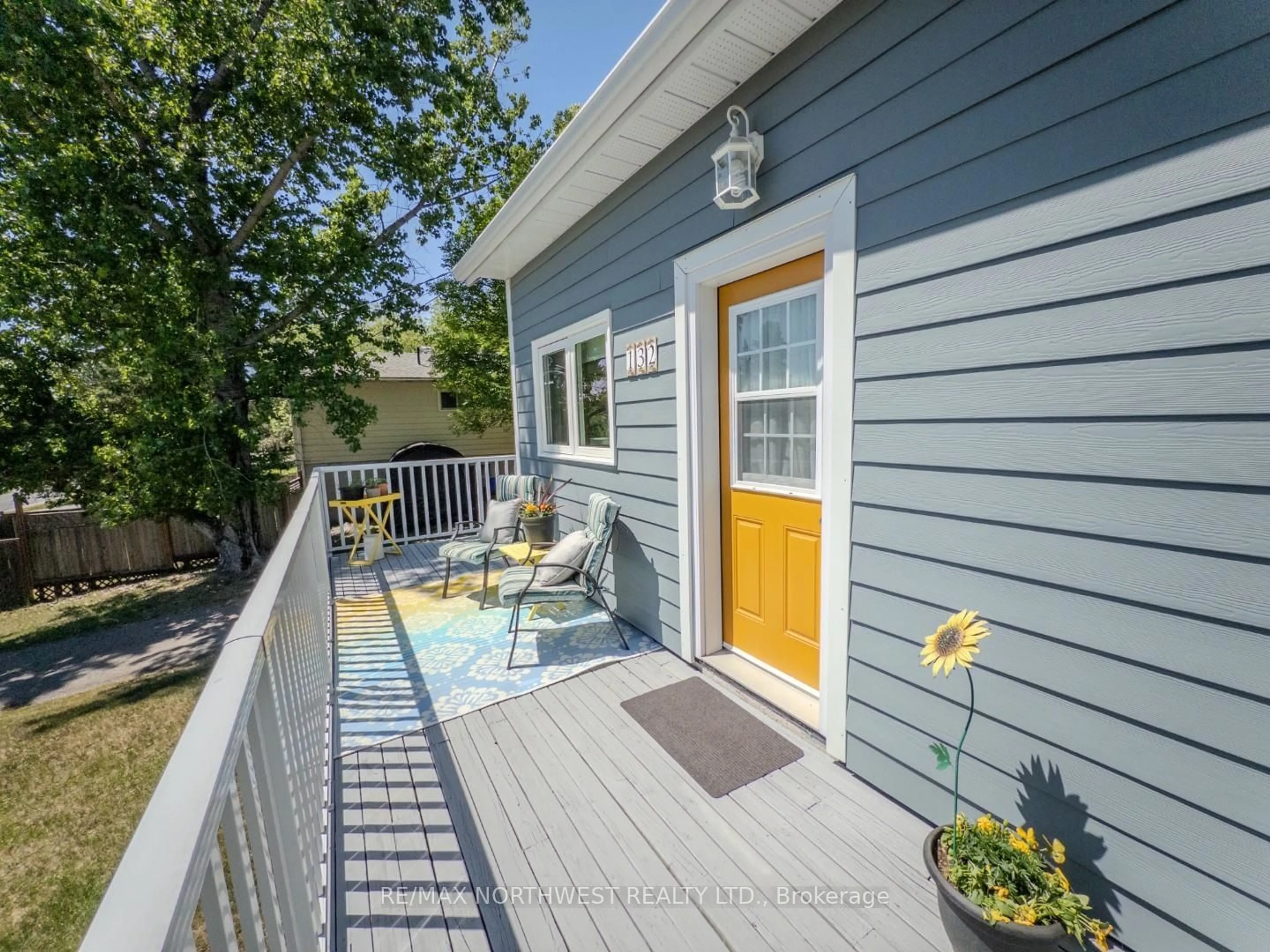 Patio, street for 132 Rabbit Lake Road, Kenora Ontario P9N 4L1