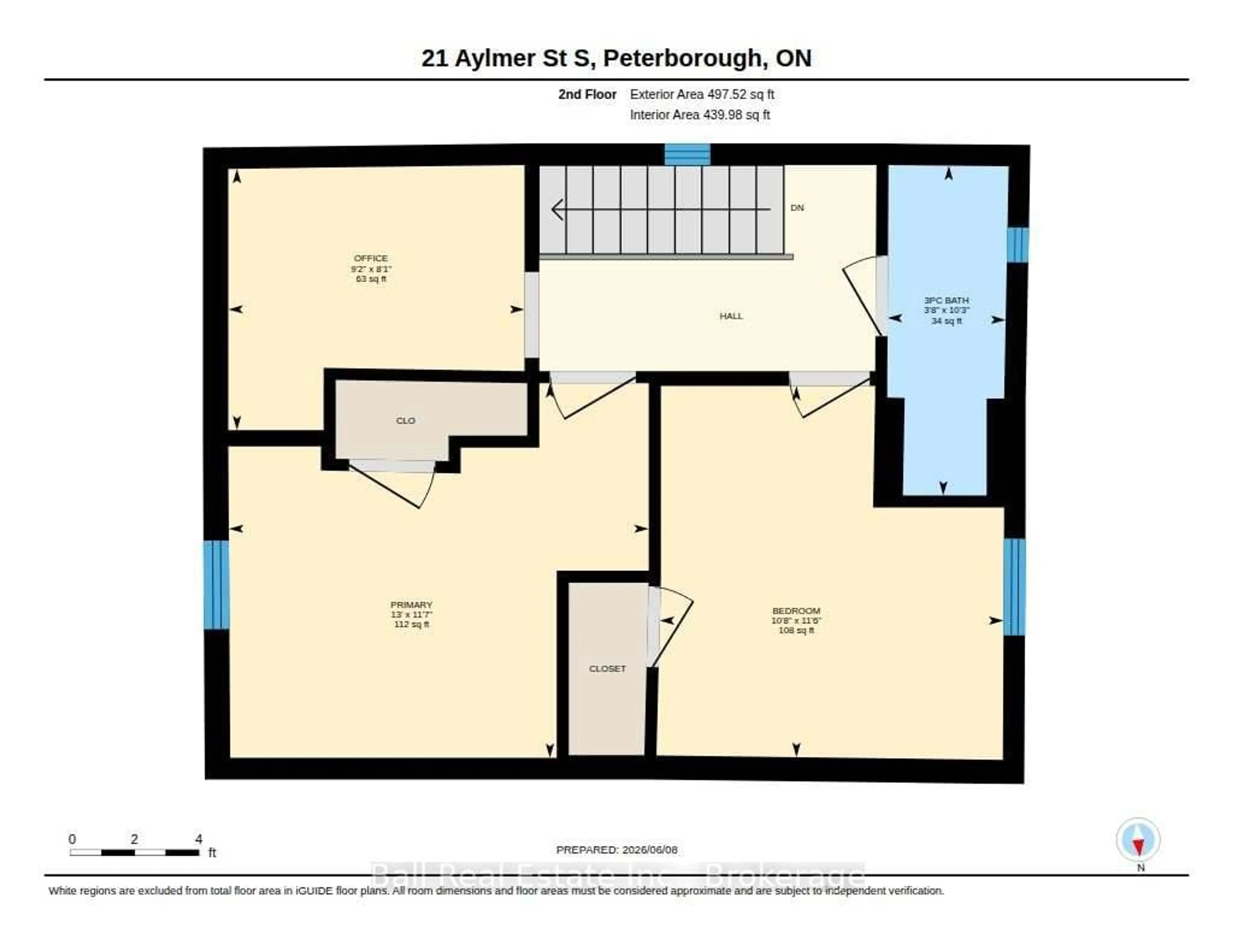 Floor plan for 21 Aylmer St, Peterborough Ontario K9J 3H6