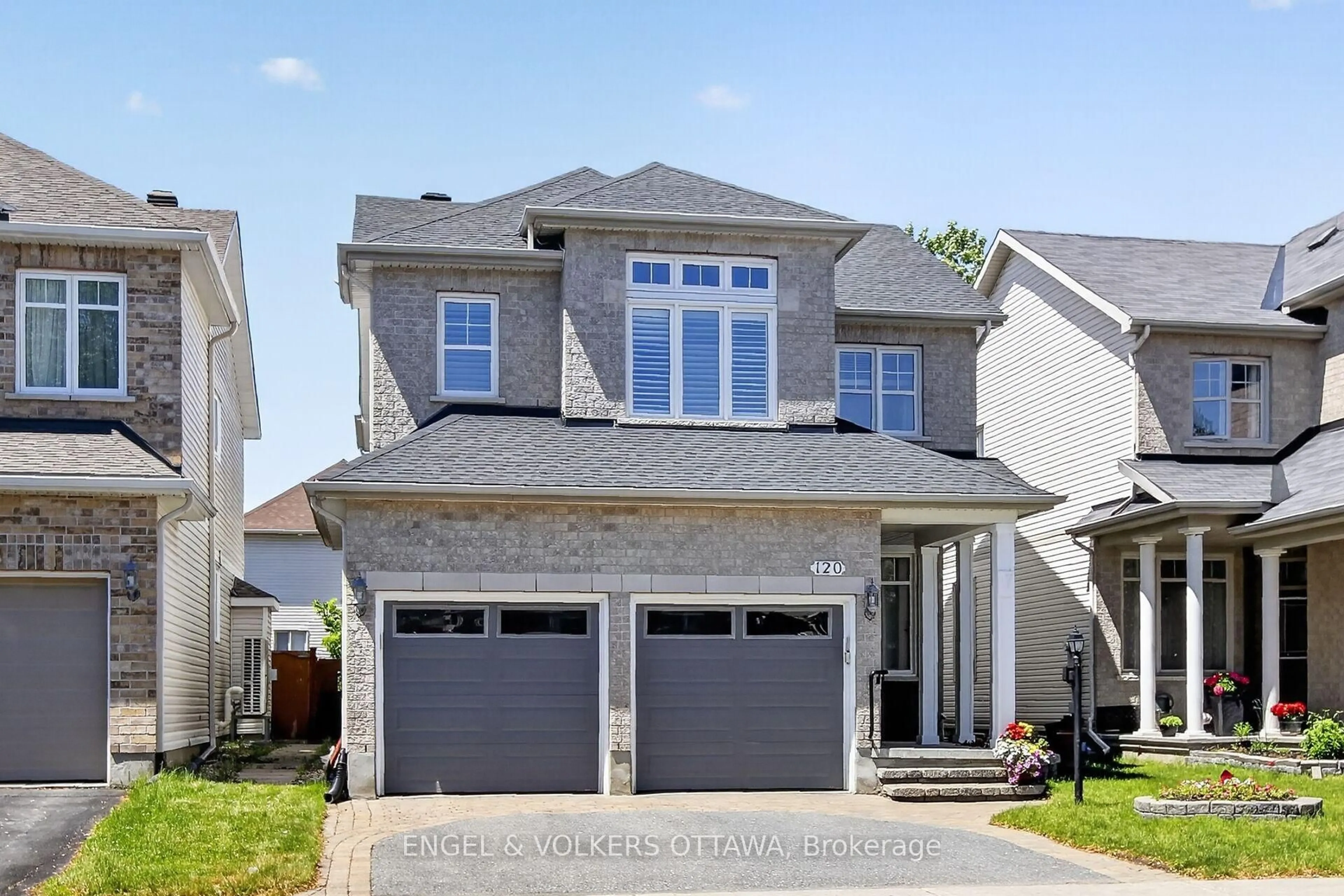 Home with brick exterior material, street for 120 Portrush Ave, Ottawa Ontario K2J 5J2
