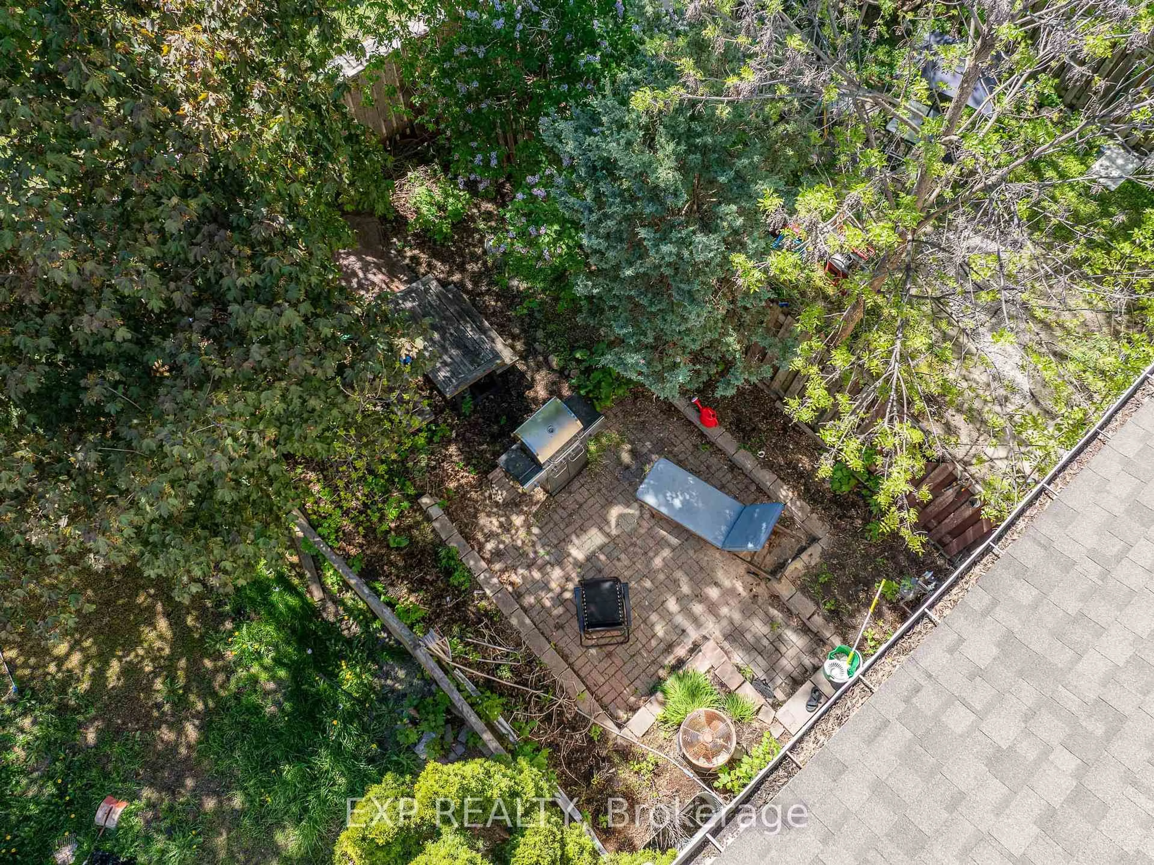 A pic from outside/outdoor area/front of a property/back of a property/a pic from drone, forest/trees view for 6431 Timothy Crt, Orleans Ontario K1C 3E5