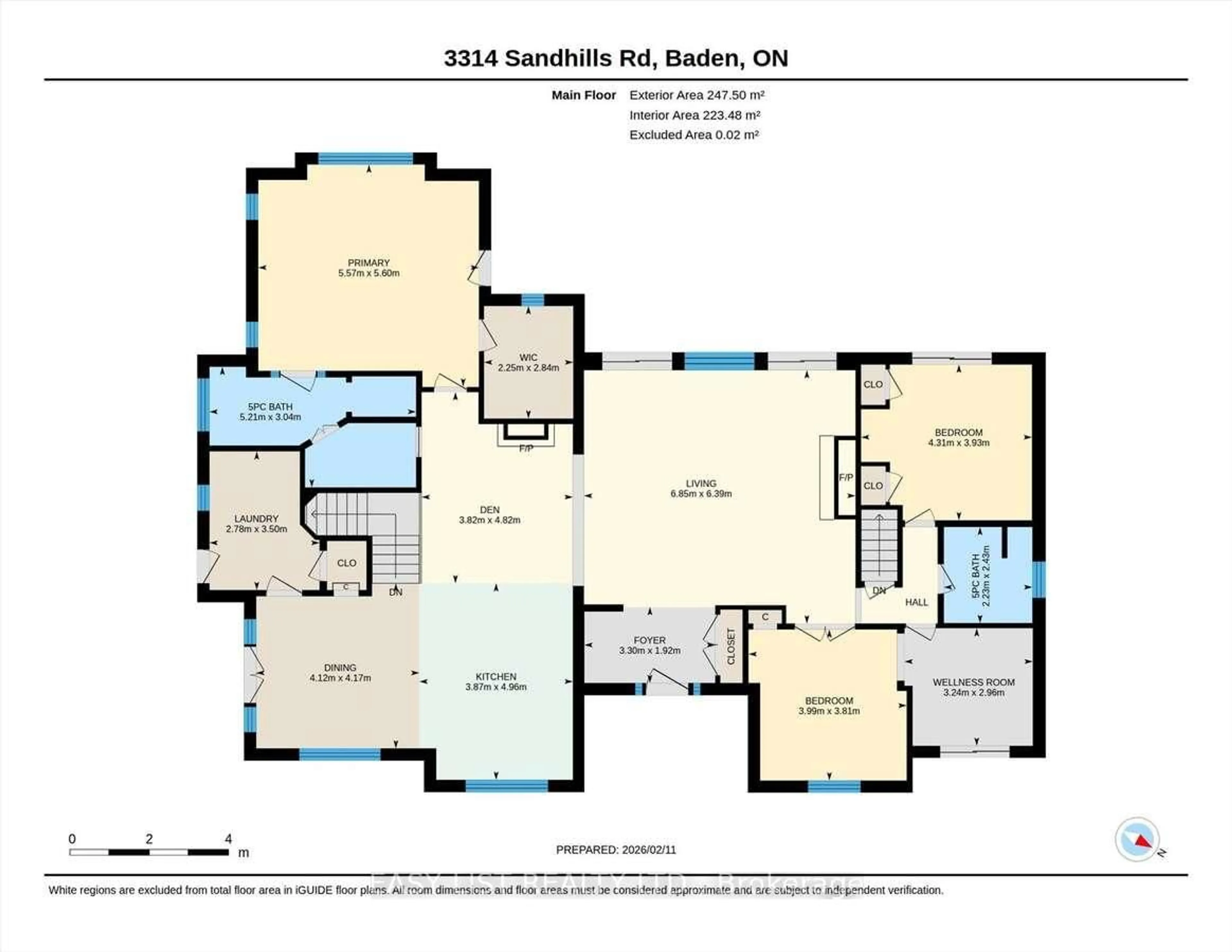 Floor plan for 3314 Sandhills Rd, Wilmot Ontario N3A 3A7