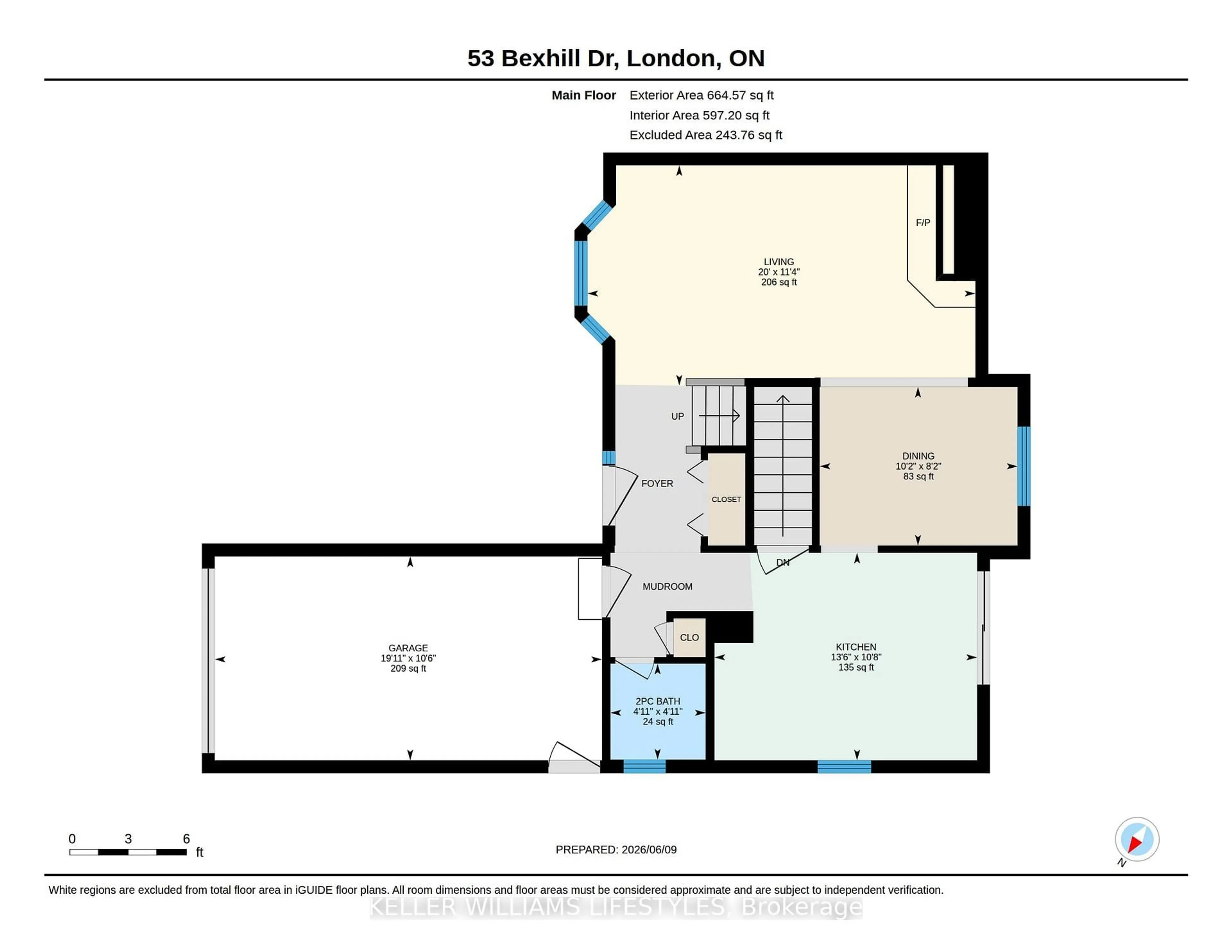 Floor plan for 53 Bexhill Dr, London South Ontario N6E 1X1