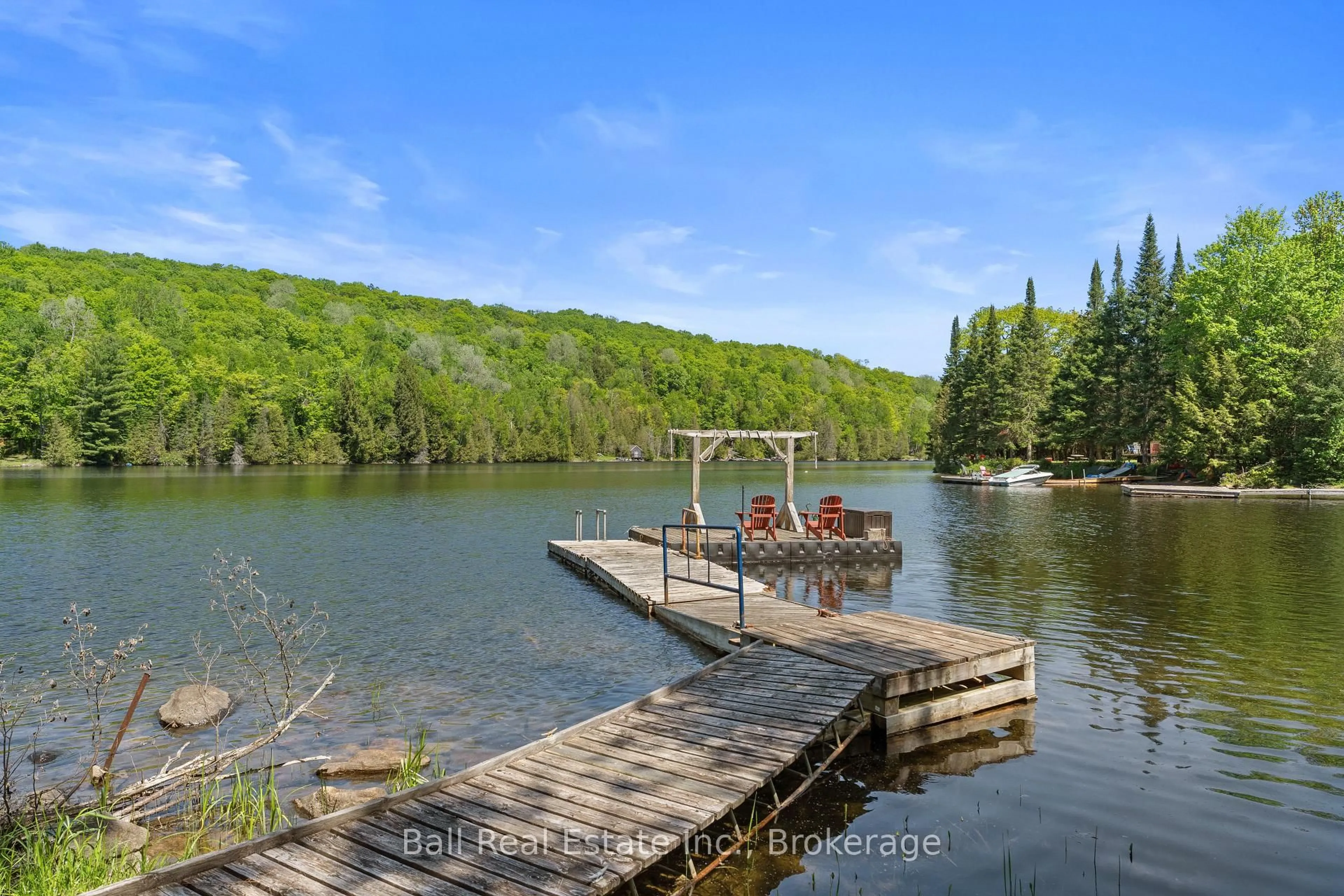Patio, water/lake/river/ocean view for 1021 Spencer's Tr, Highlands East Ontario K0M 2A1