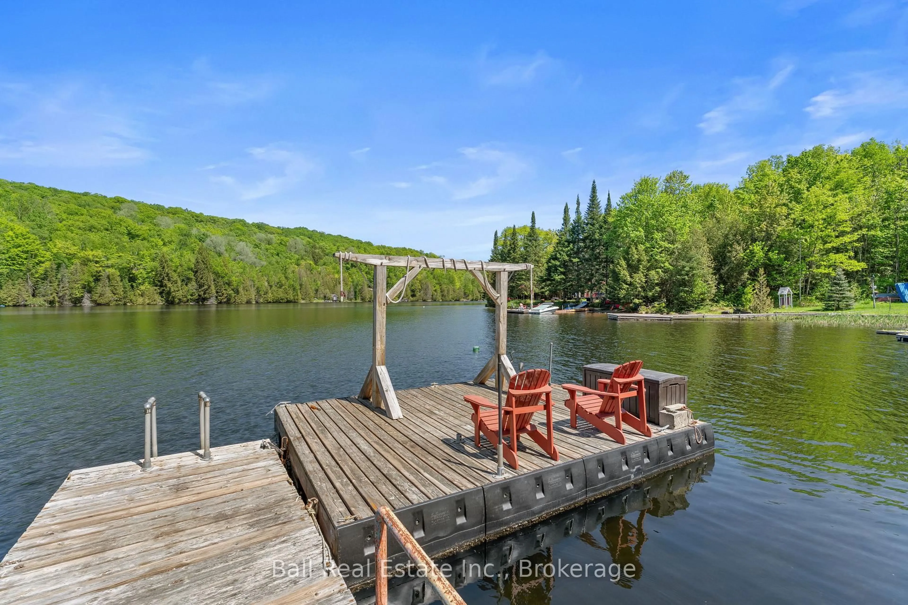 Patio, water/lake/river/ocean view for 1021 Spencer's Tr, Highlands East Ontario K0M 2A1