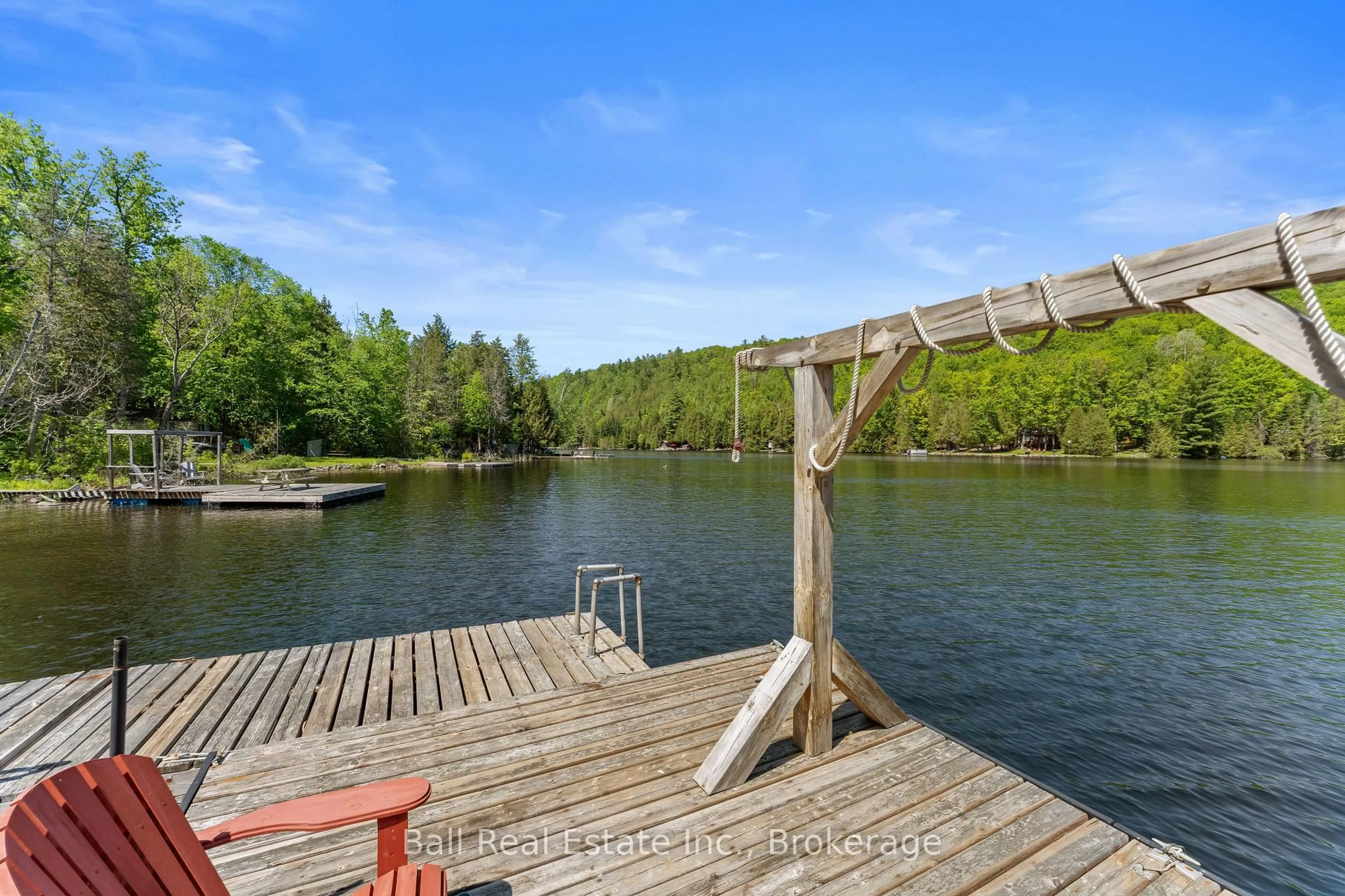 Patio, water/lake/river/ocean view for 1021 Spencer's Tr, Highlands East Ontario K0M 2A1