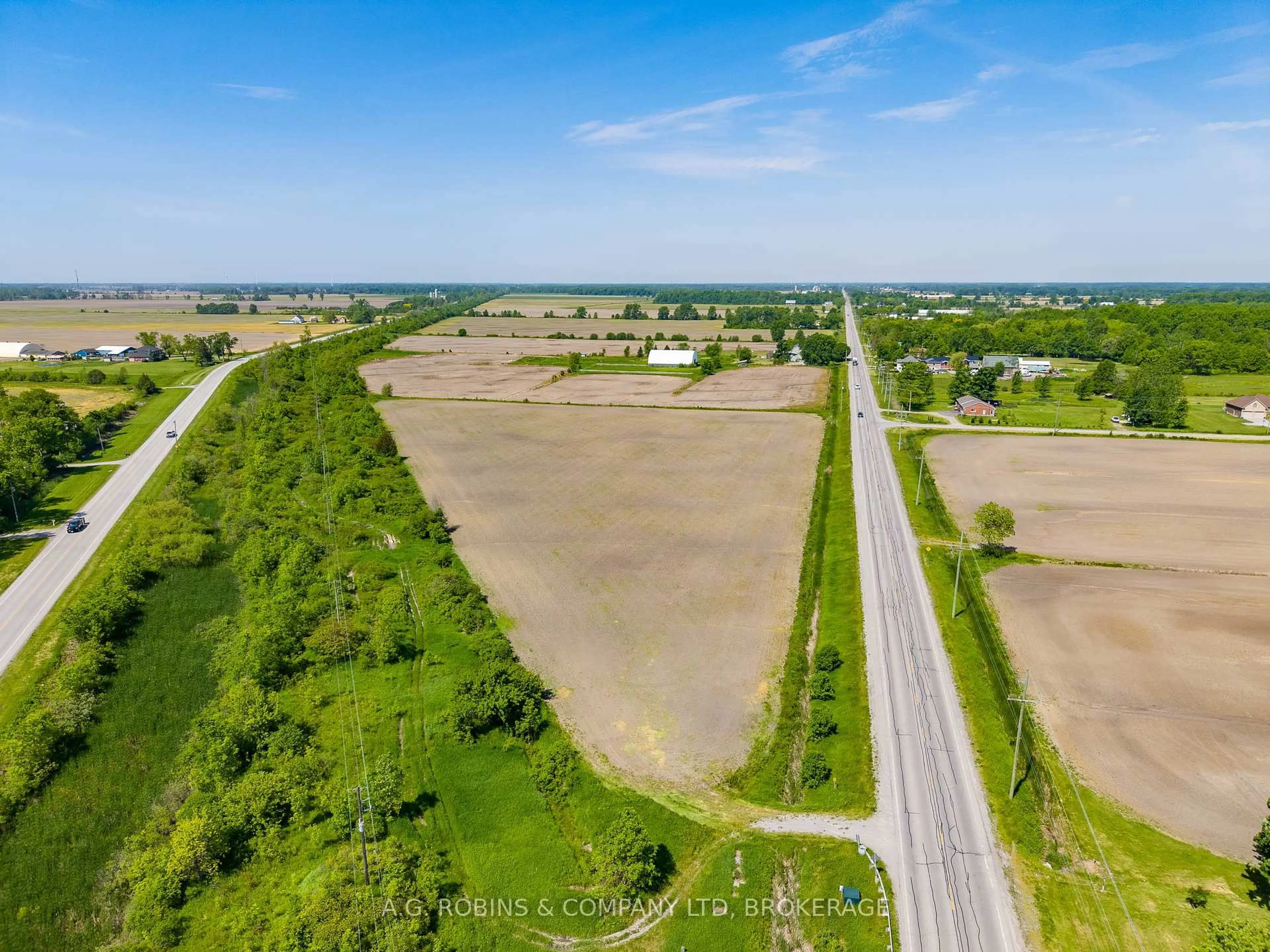 A pic from outside/outdoor area/front of a property/back of a property/a pic from drone, street for V/L FORKS Rd, Wainfleet Ontario L0S 1V0