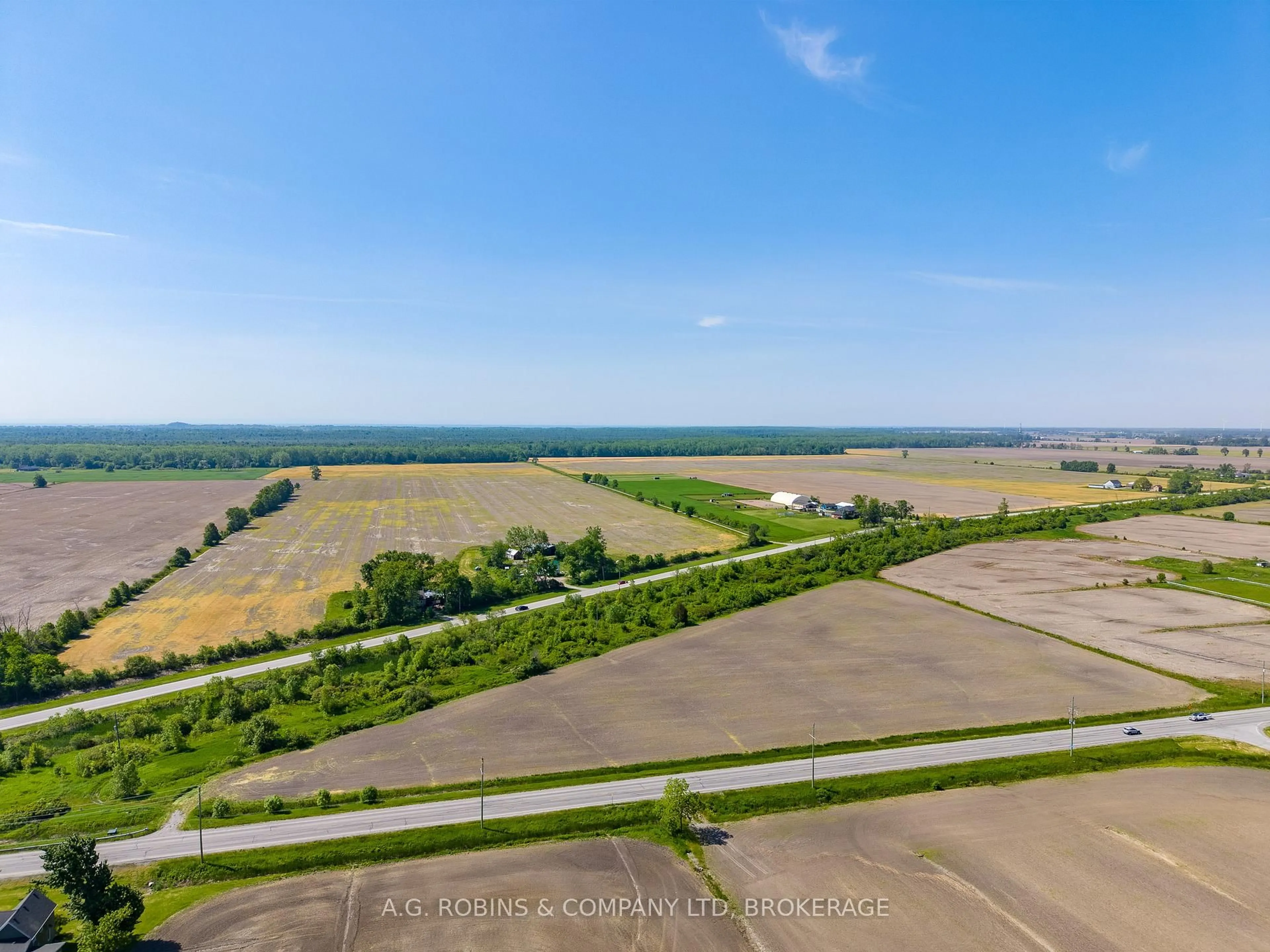 A pic from outside/outdoor area/front of a property/back of a property/a pic from drone, water/lake/river/ocean view for V/L FORKS Rd, Wainfleet Ontario L0S 1V0
