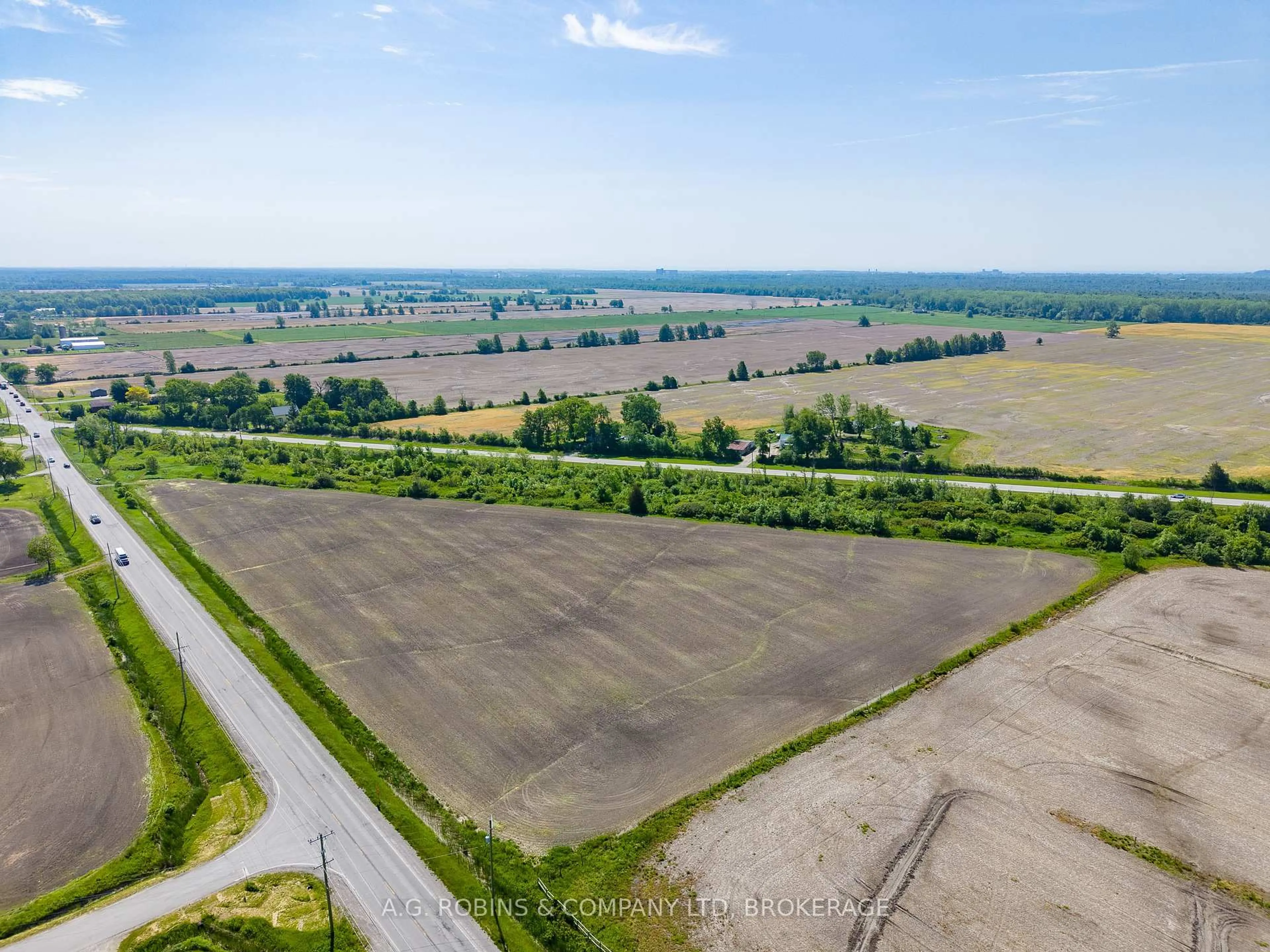 A pic from outside/outdoor area/front of a property/back of a property/a pic from drone, water/lake/river/ocean view for V/L FORKS Rd, Wainfleet Ontario L0S 1V0