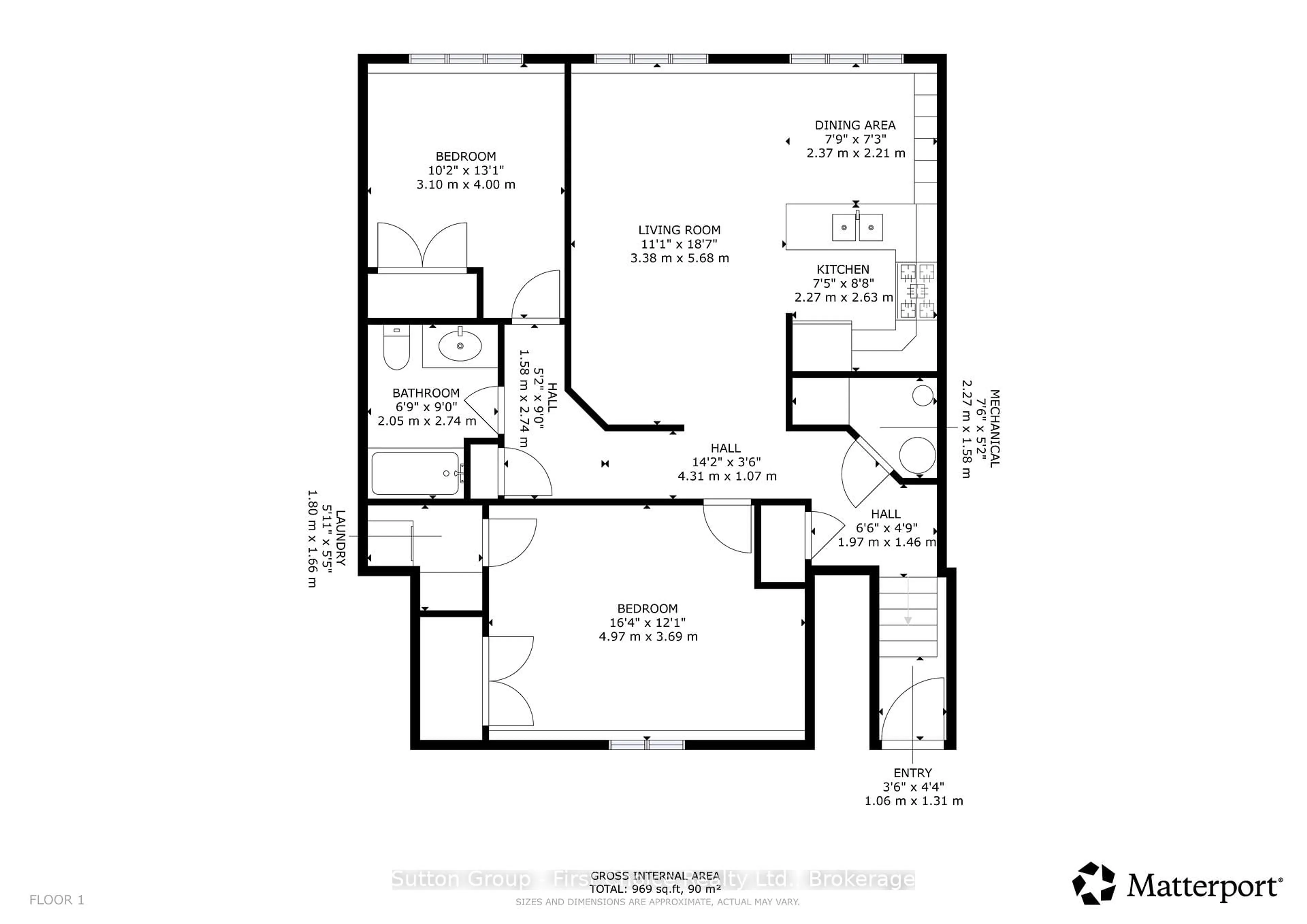 Floor plan for 148 Borden St #3, Stratford Ontario N5A 0G1