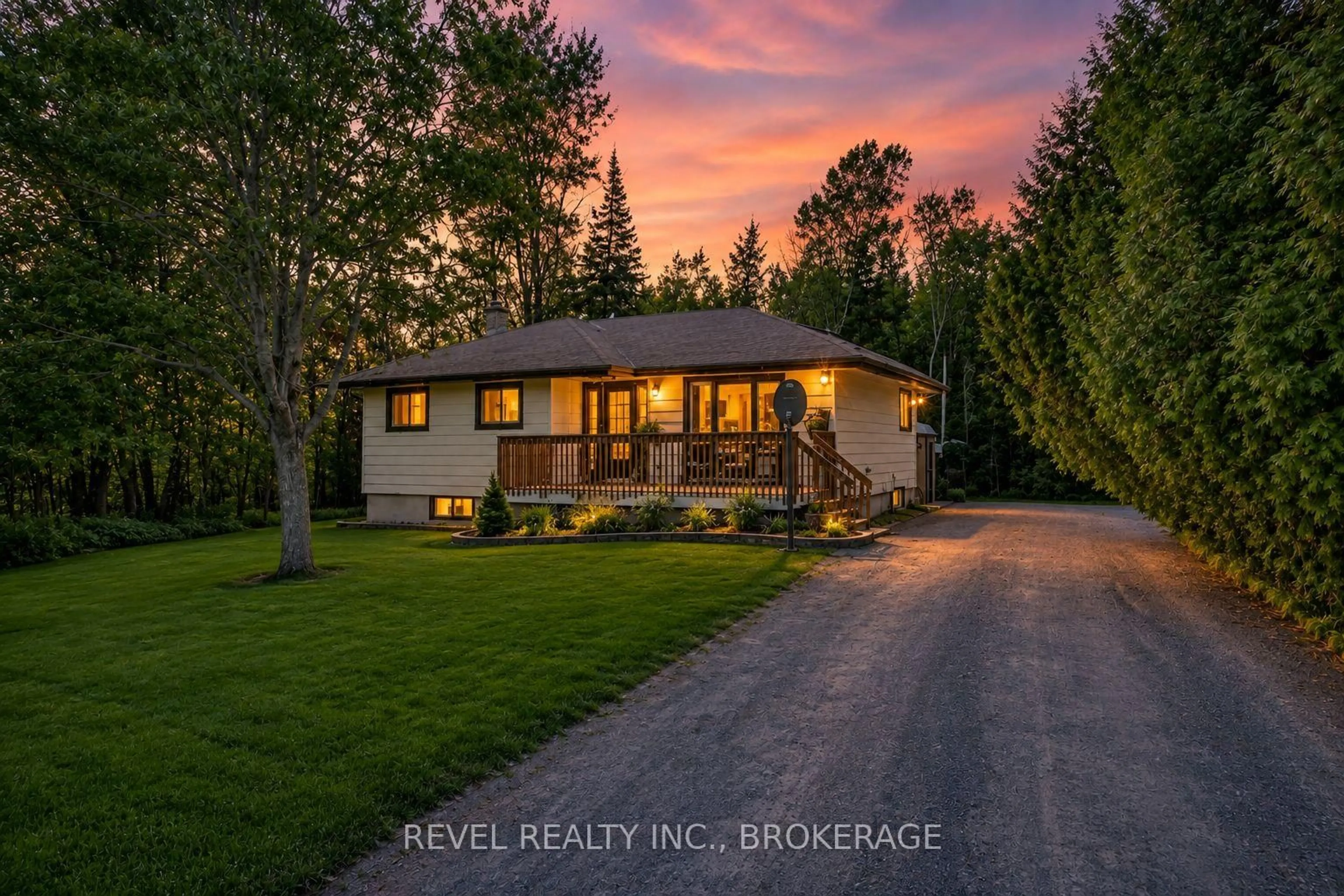 A pic from outside/outdoor area/front of a property/back of a property/a pic from drone, street for 4131 Road 38, Harrowsmith Ontario K0H 1V0