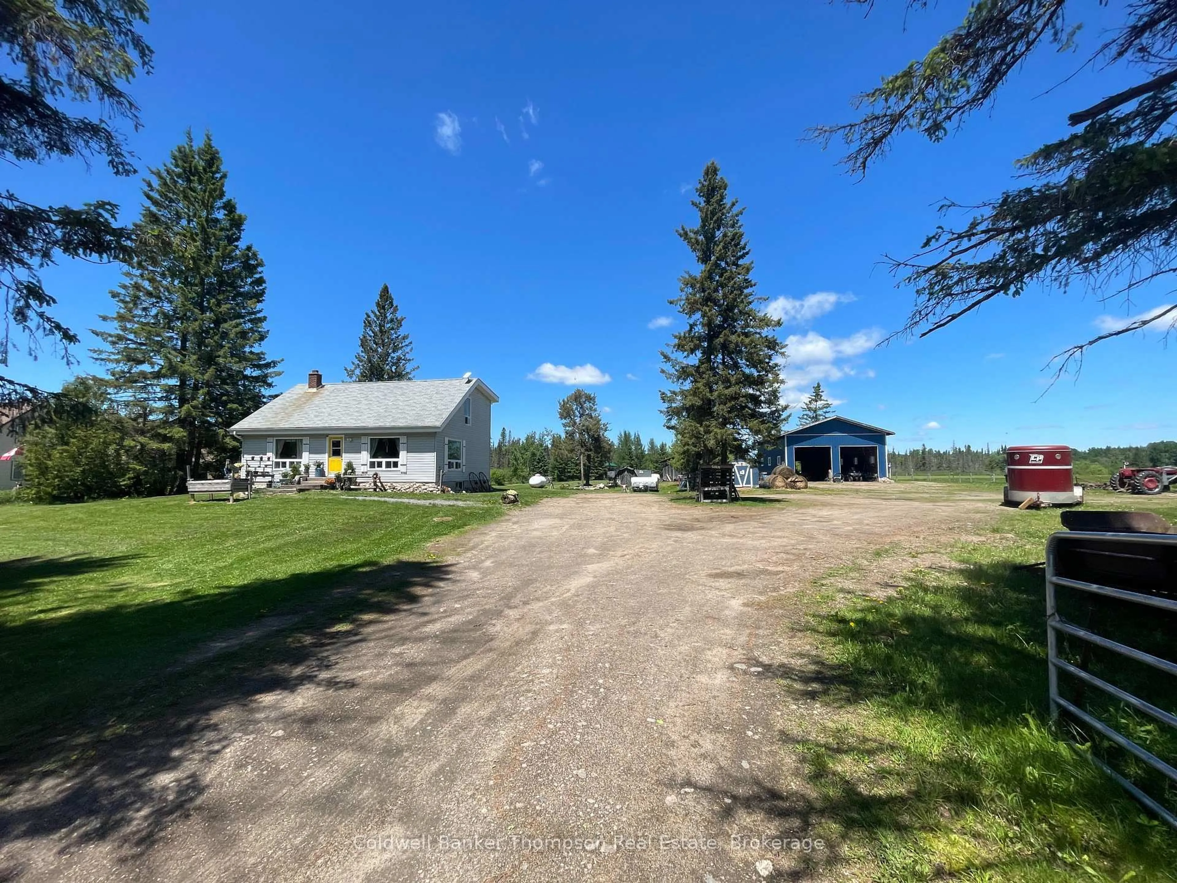 A pic from outside/outdoor area/front of a property/back of a property/a pic from drone, unknown for 1202 Eagle Lake Rd, Machar Ontario P0A 1X0