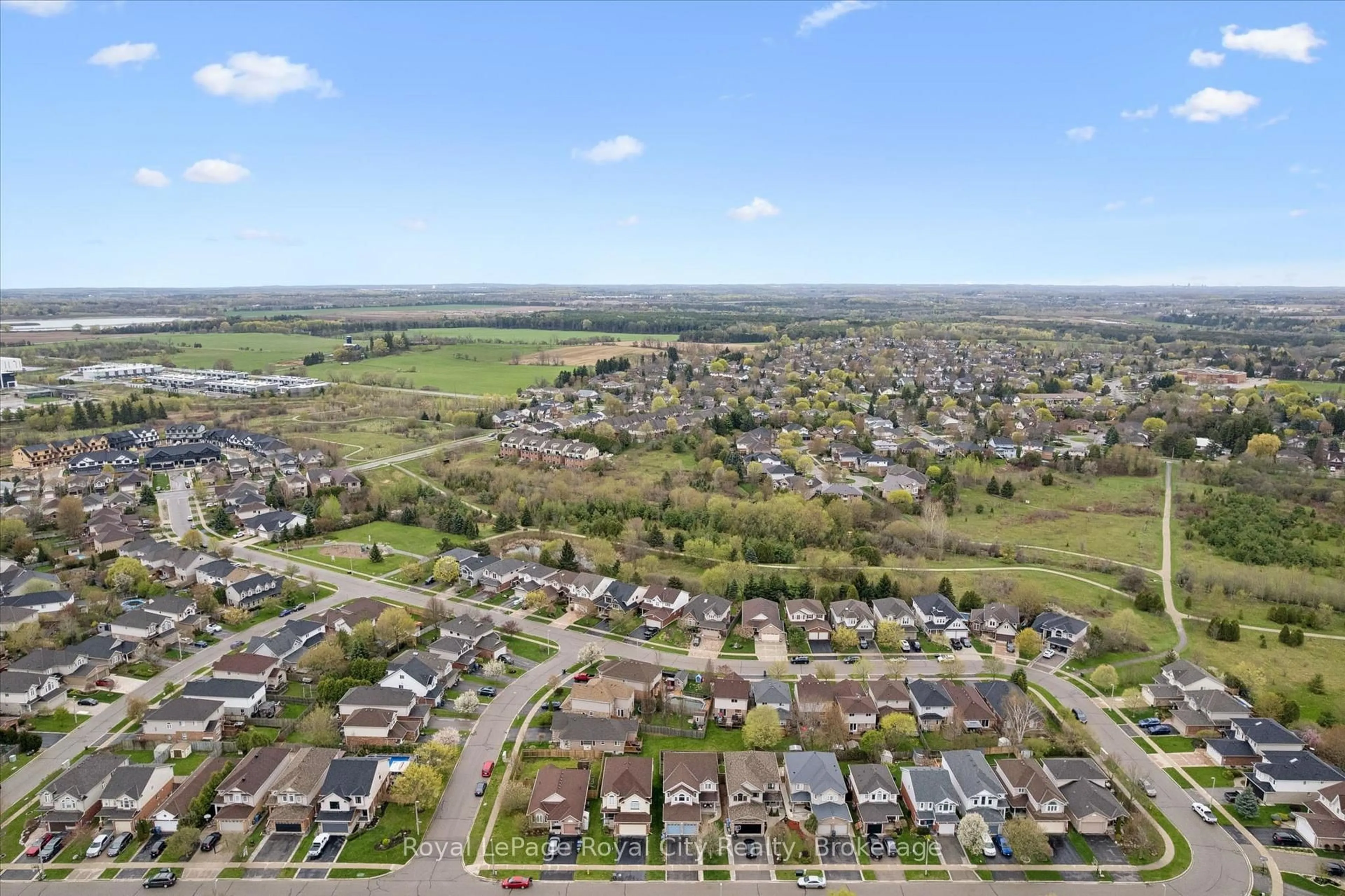A pic from outside/outdoor area/front of a property/back of a property/a pic from drone, street for 64 Milson Cres, Guelph Ontario N1C 1G7