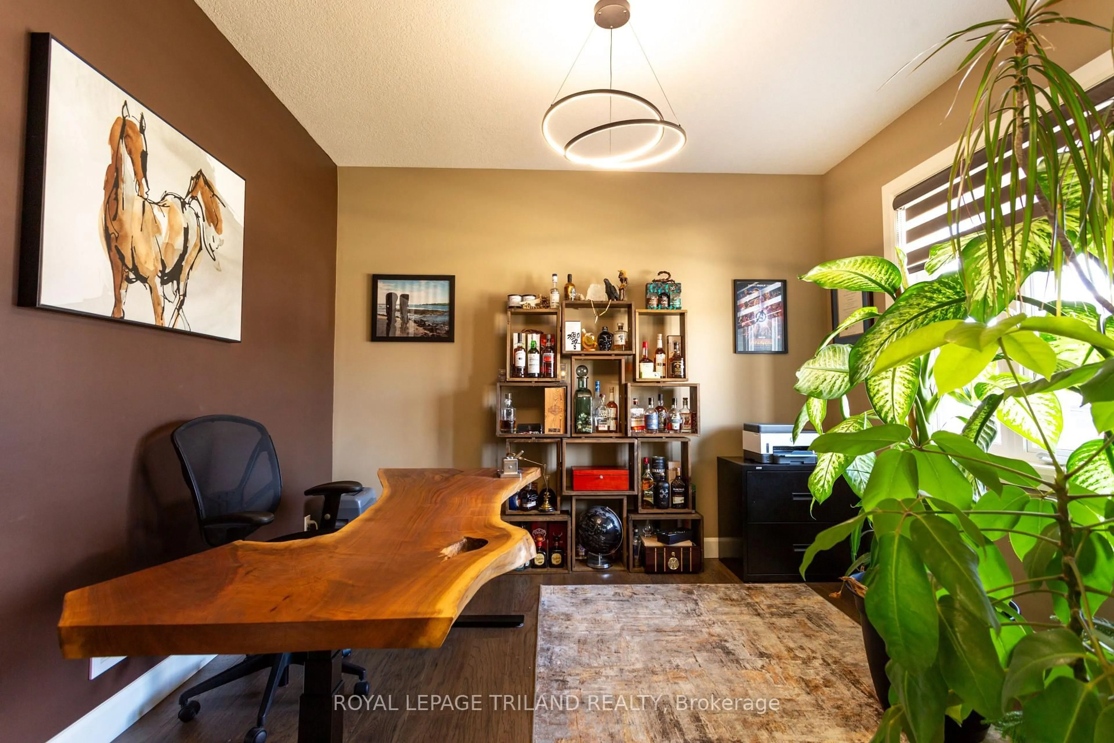 Dining room, wood/laminate floor for 253 Boardwalk Way, Thames Centre Ontario N0L 1G2