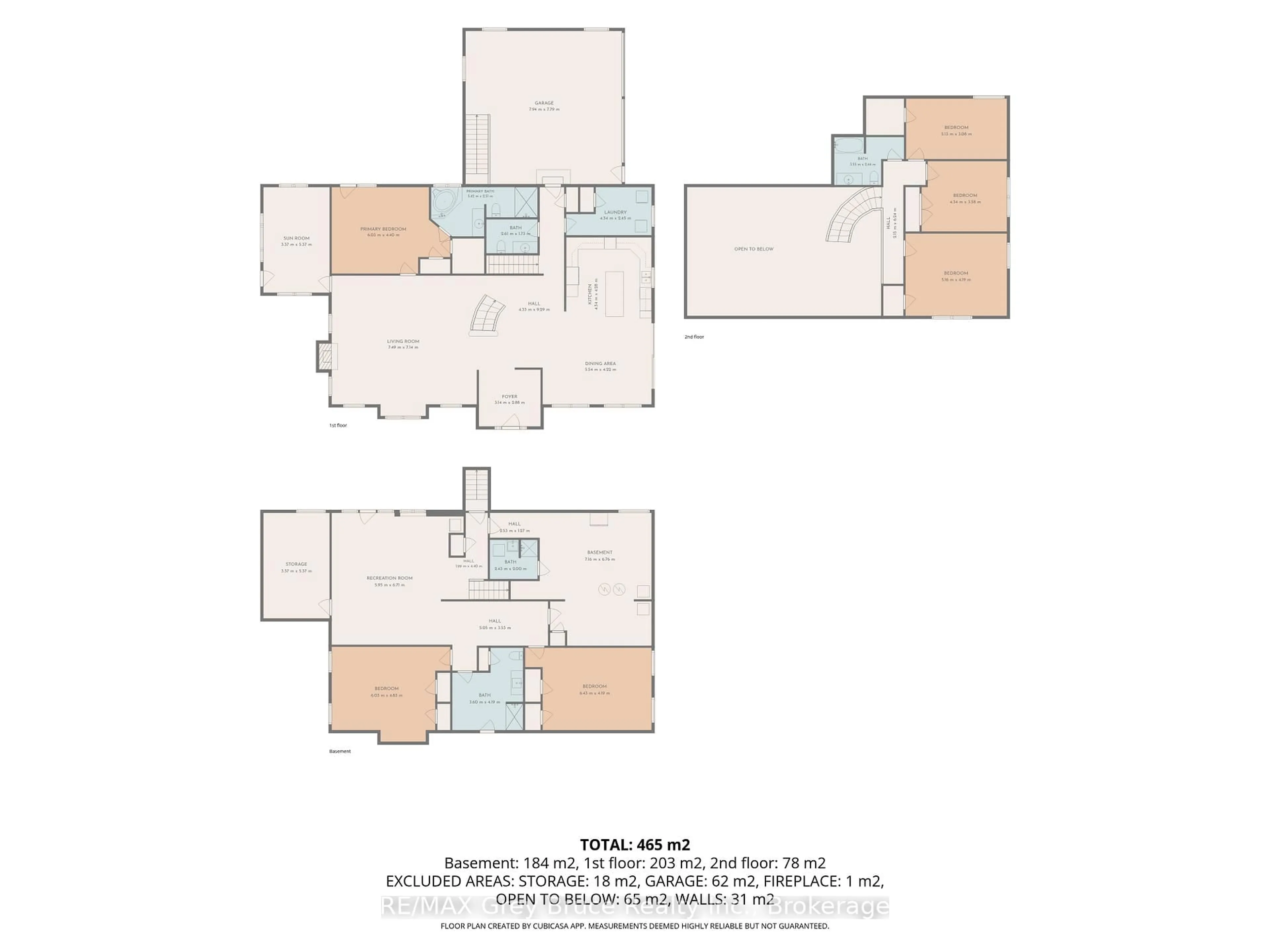 Floor plan for 122152 Sideroad 12, Georgian Bluffs Ontario N4K 5N5