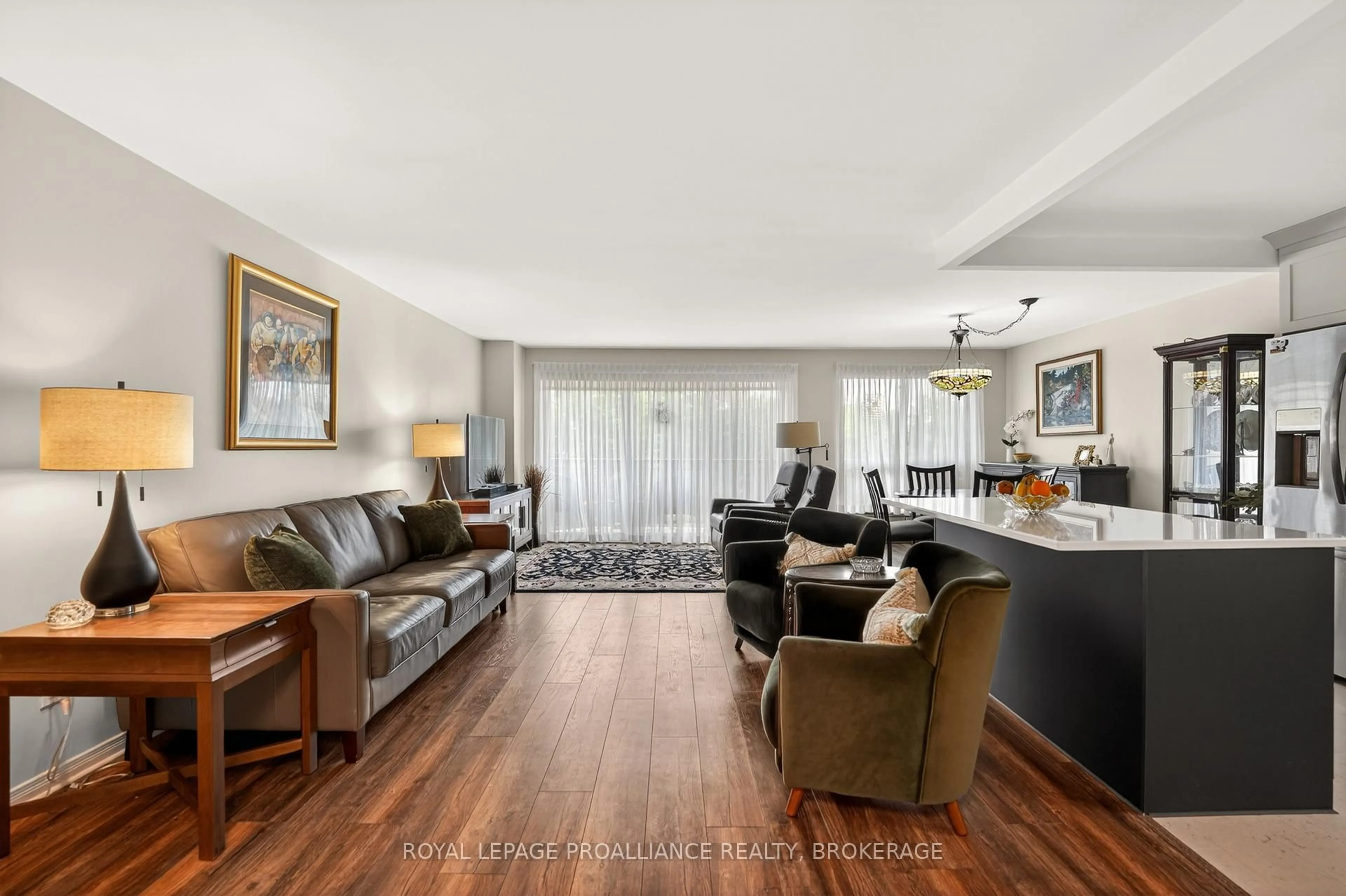 Living room with furniture, unknown for 257 Bath Rd #401, Kingston Ontario K7M 7T3
