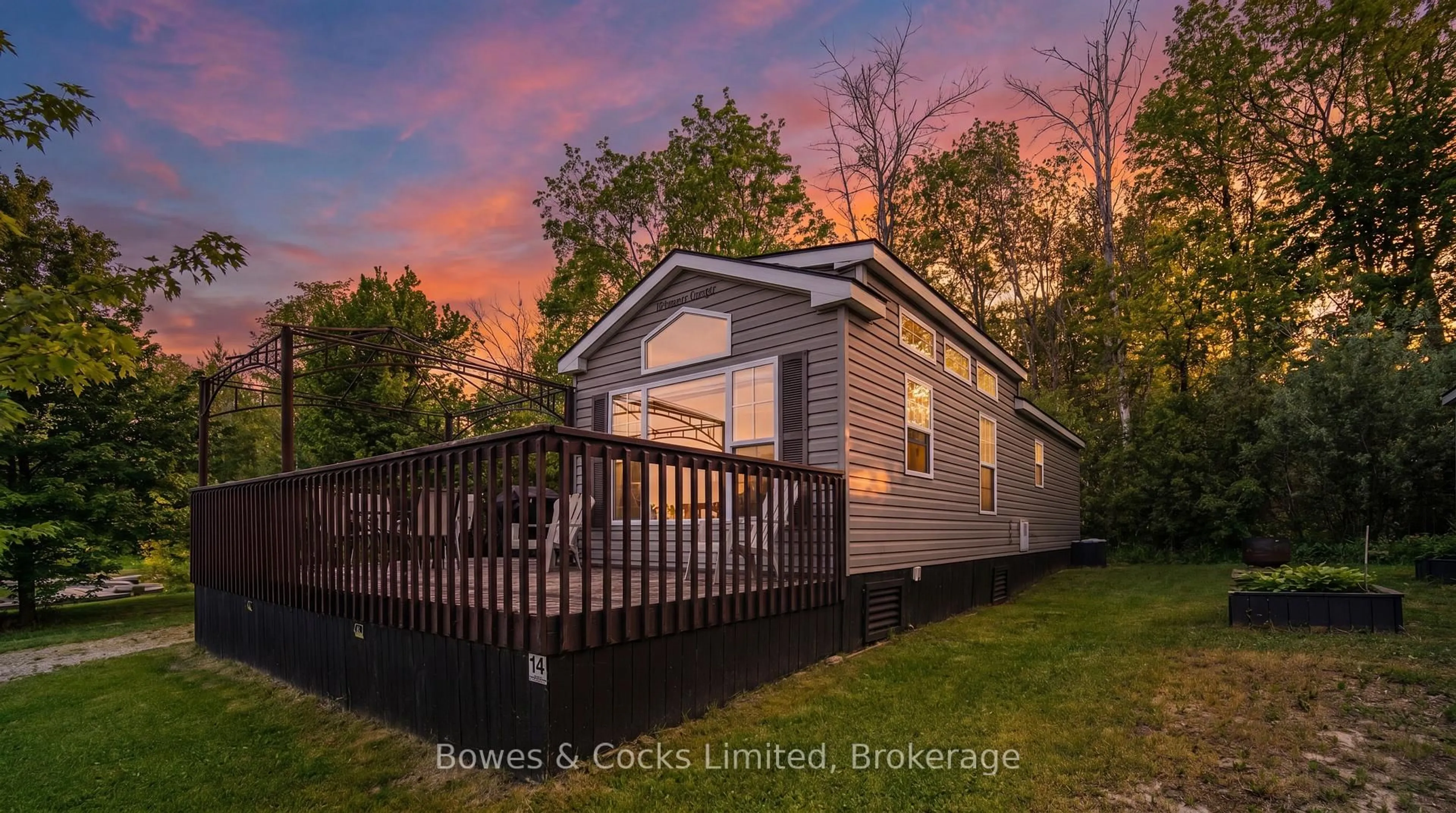 A pic from outside/outdoor area/front of a property/back of a property/a pic from drone, water/lake/river/ocean view for 1235 Villiers Line #14 Lawson Cres., Otonabee-South Monaghan Ontario K0L 2G0