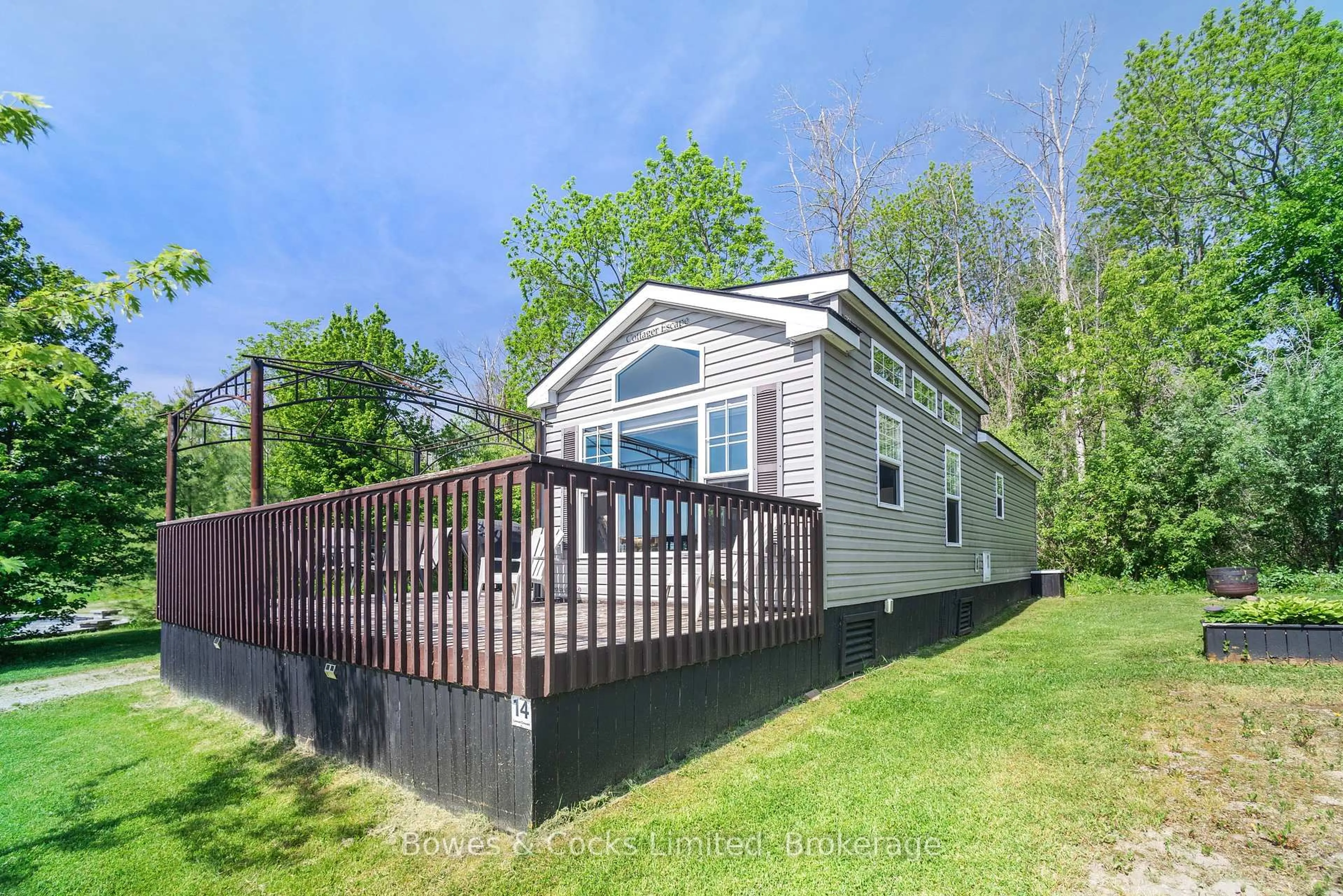 Home with vinyl exterior material, water/lake/river/ocean view for 1235 Villiers Line #14 Lawson Cres., Otonabee-South Monaghan Ontario K0L 2G0