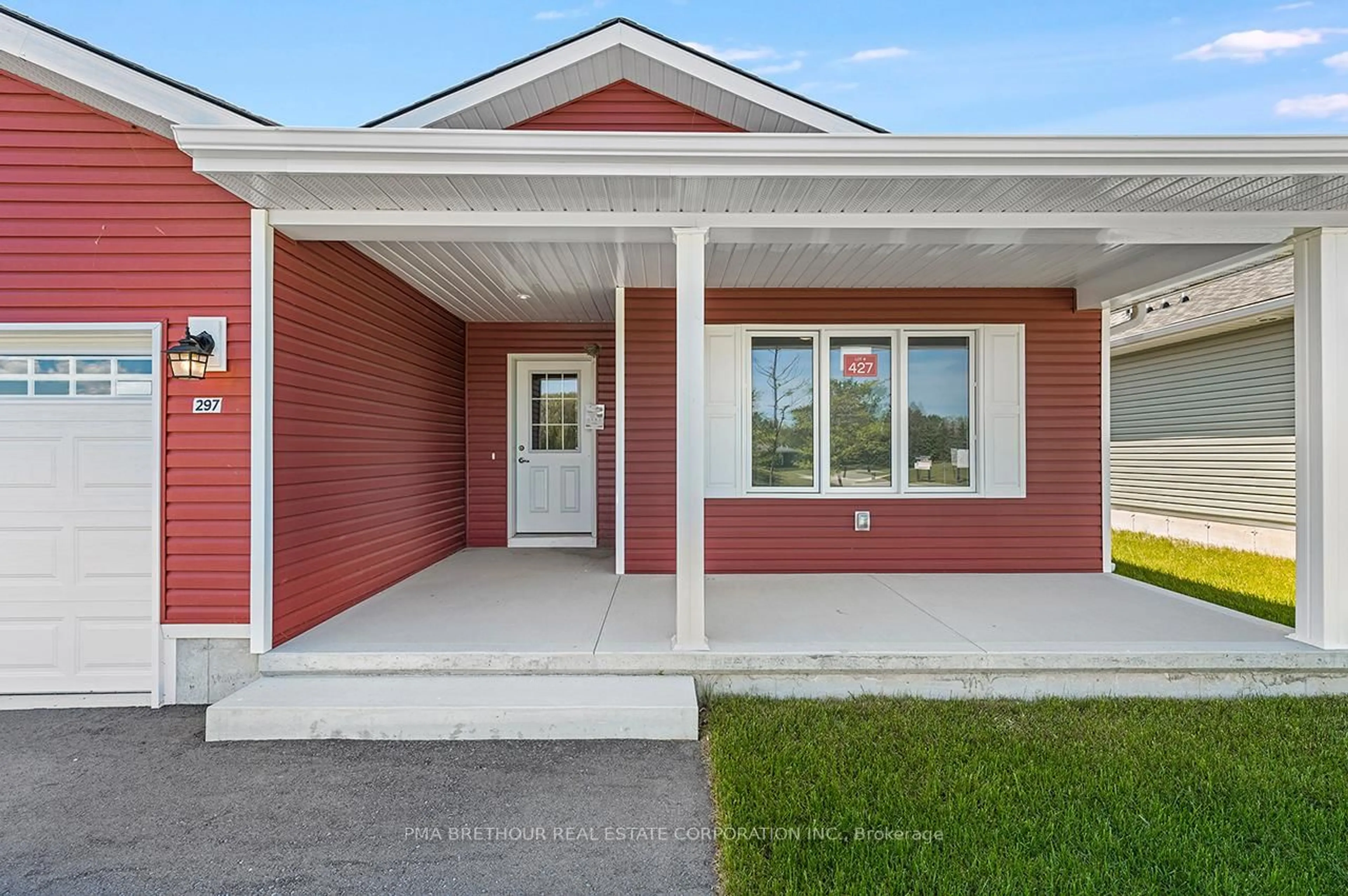 Home with vinyl exterior material, street for 297 Lake Breeze Dr, Ashfield-Colborne-Wawanosh Ontario N7A 0C6