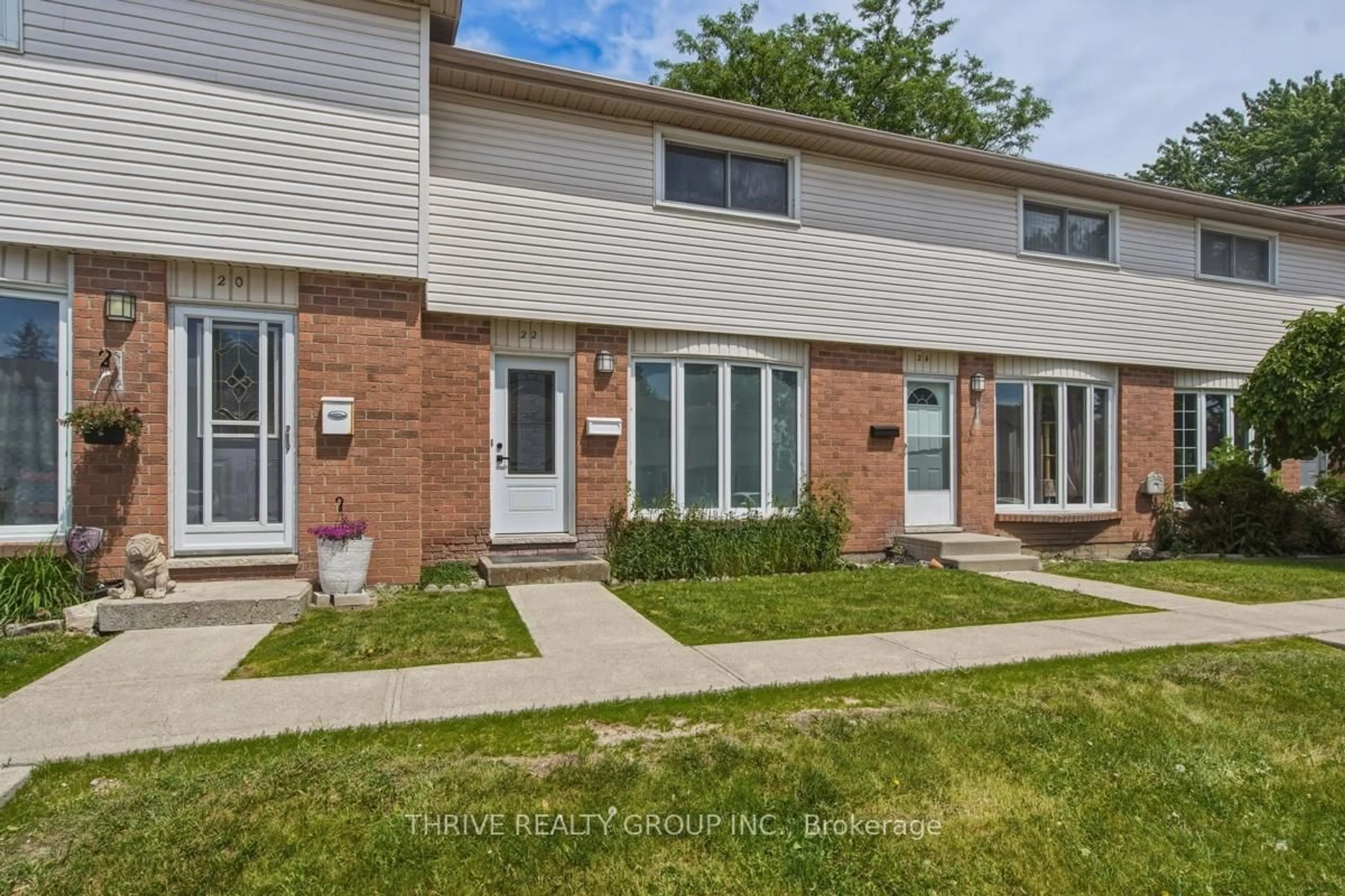 Home with brick exterior material, street for 700 Exeter Rd #22, London South Ontario N6E 1L2