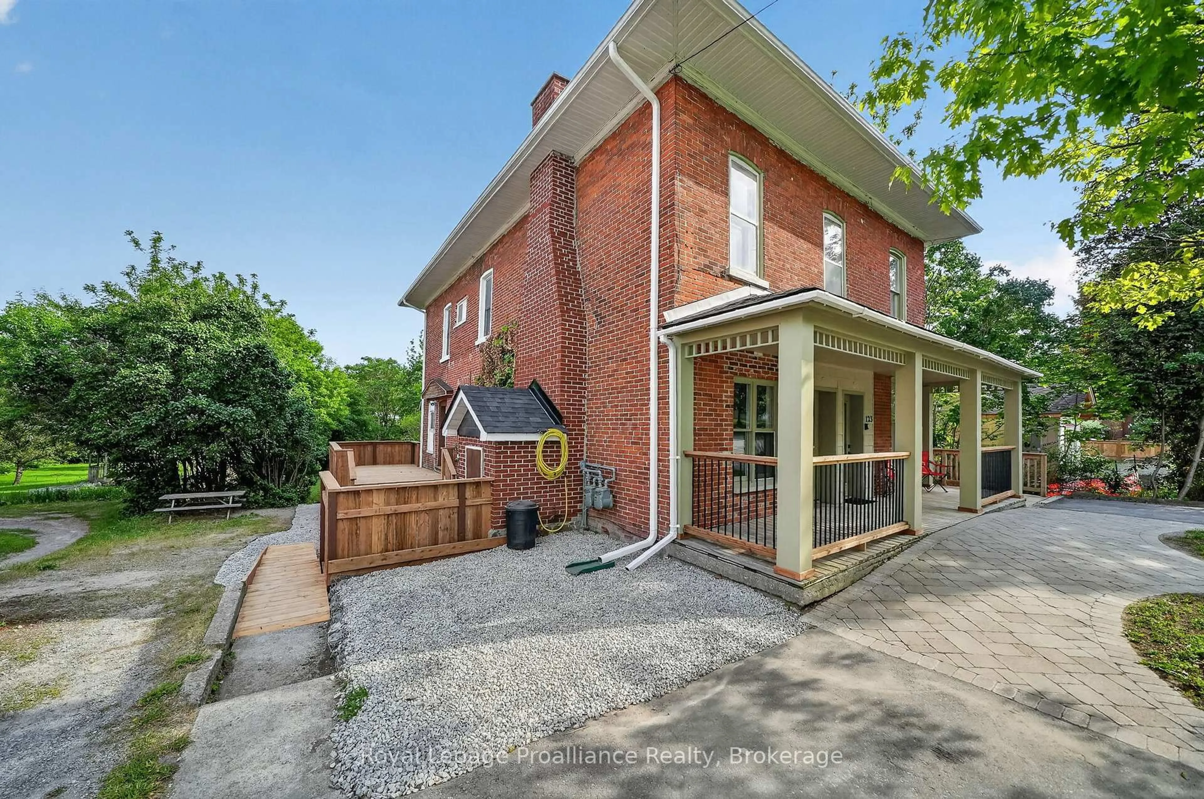 Home with brick exterior material, street for 123 Main St, Brighton Ontario K0K 1H0