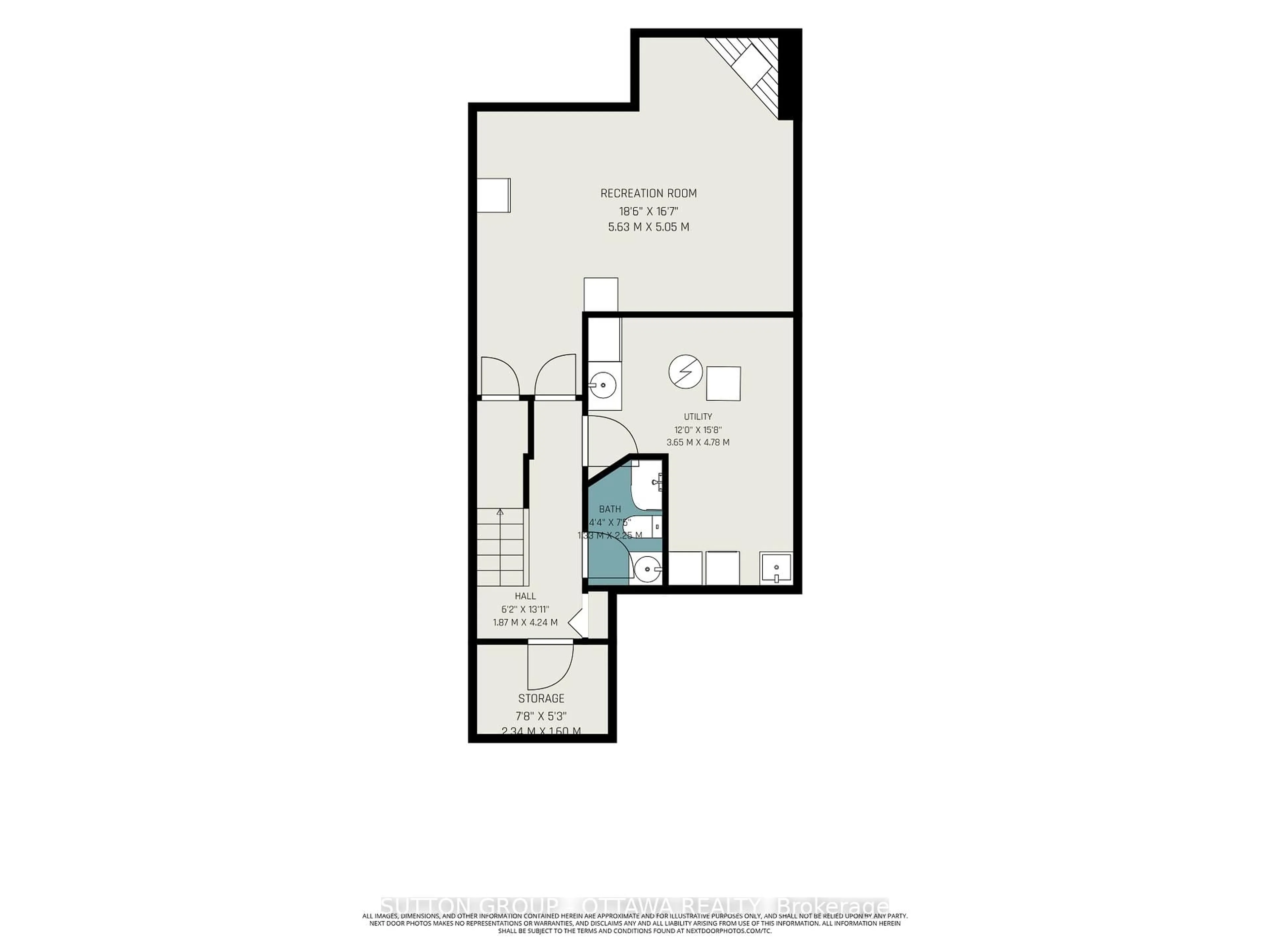 Floor plan for 80 Burlington Cres, Ottawa Ontario K1T 3K4