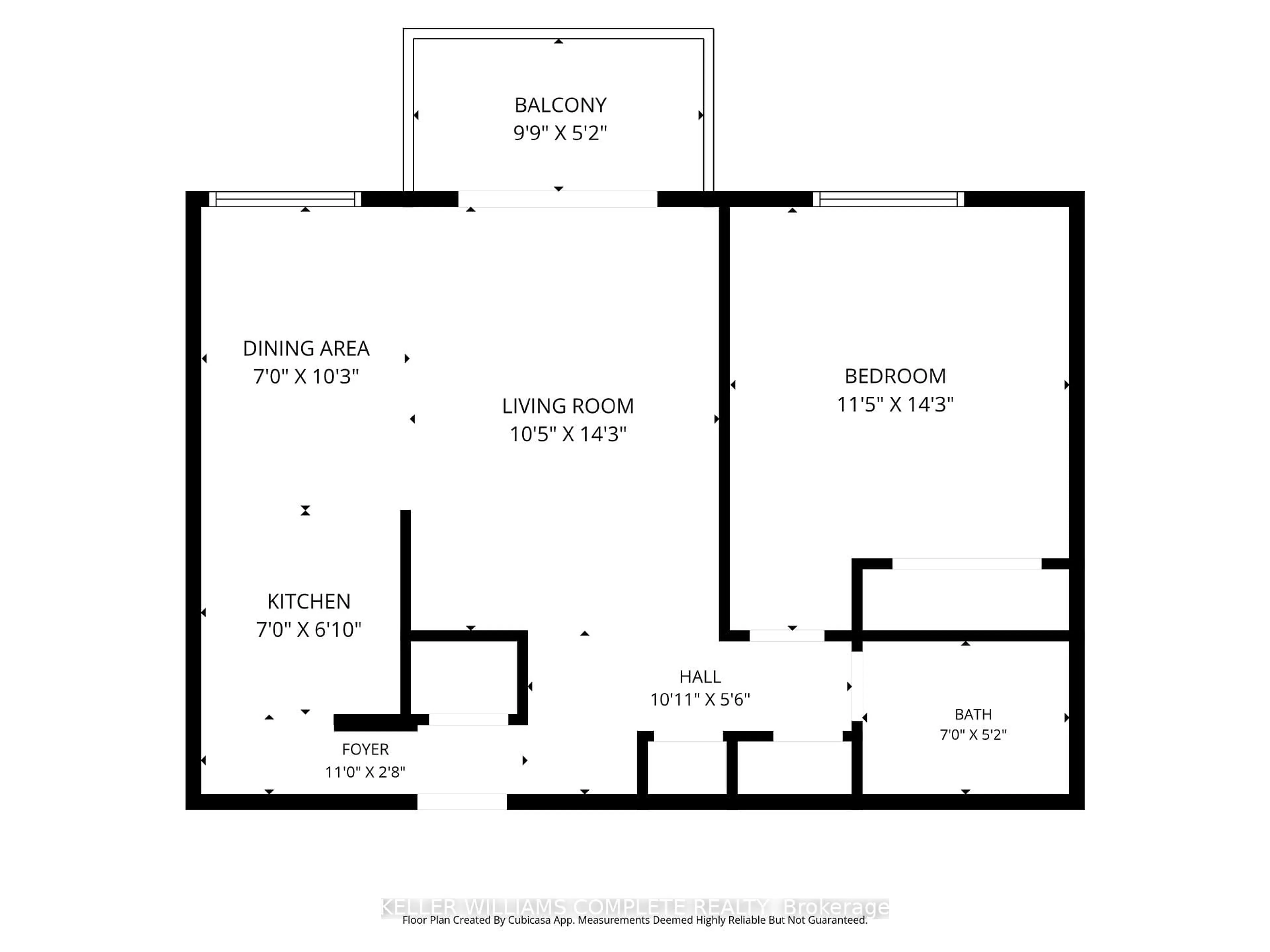 Floor plan for 456 CARLTON St #37, St. Catharines Ontario L2M 4X1