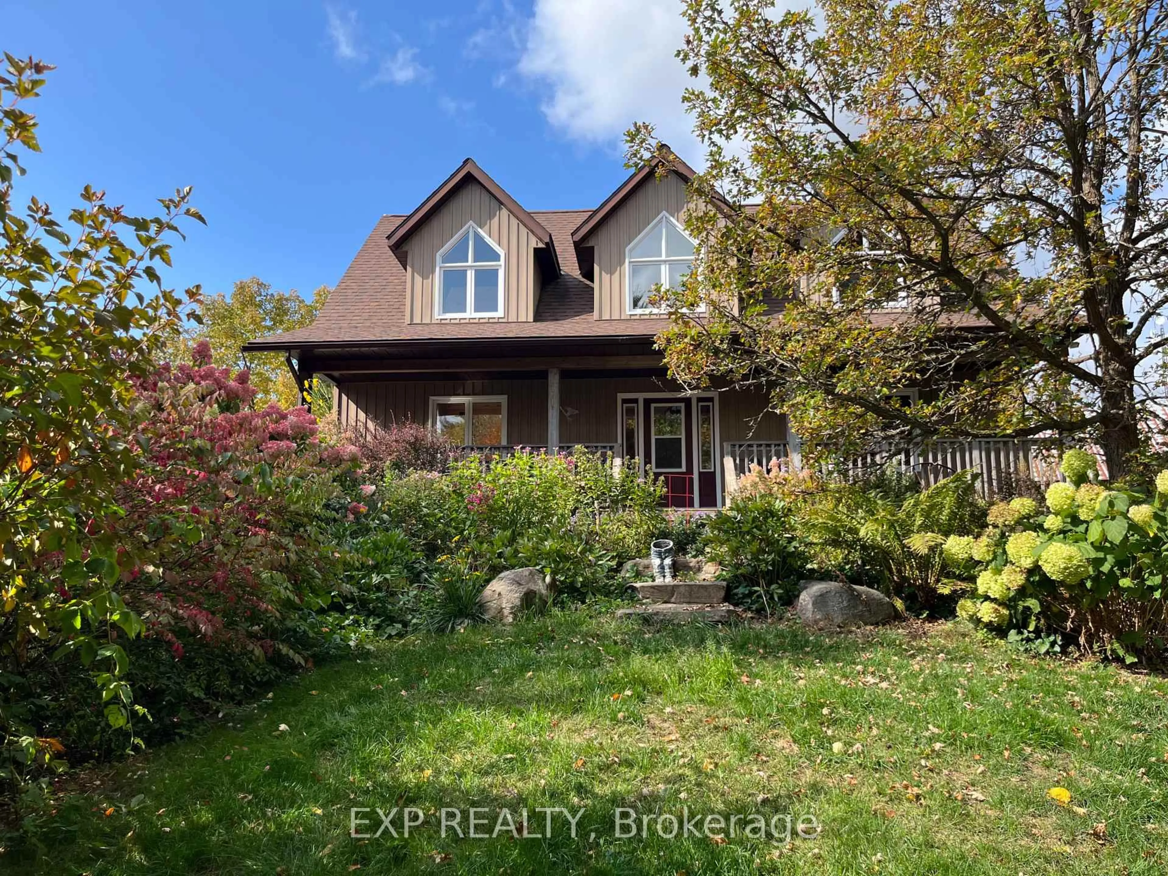 A pic from outside/outdoor area/front of a property/back of a property/a pic from drone, water/lake/river/ocean view for 144 Trebinski Rd, Barry's Bay Ontario K0J 1B0
