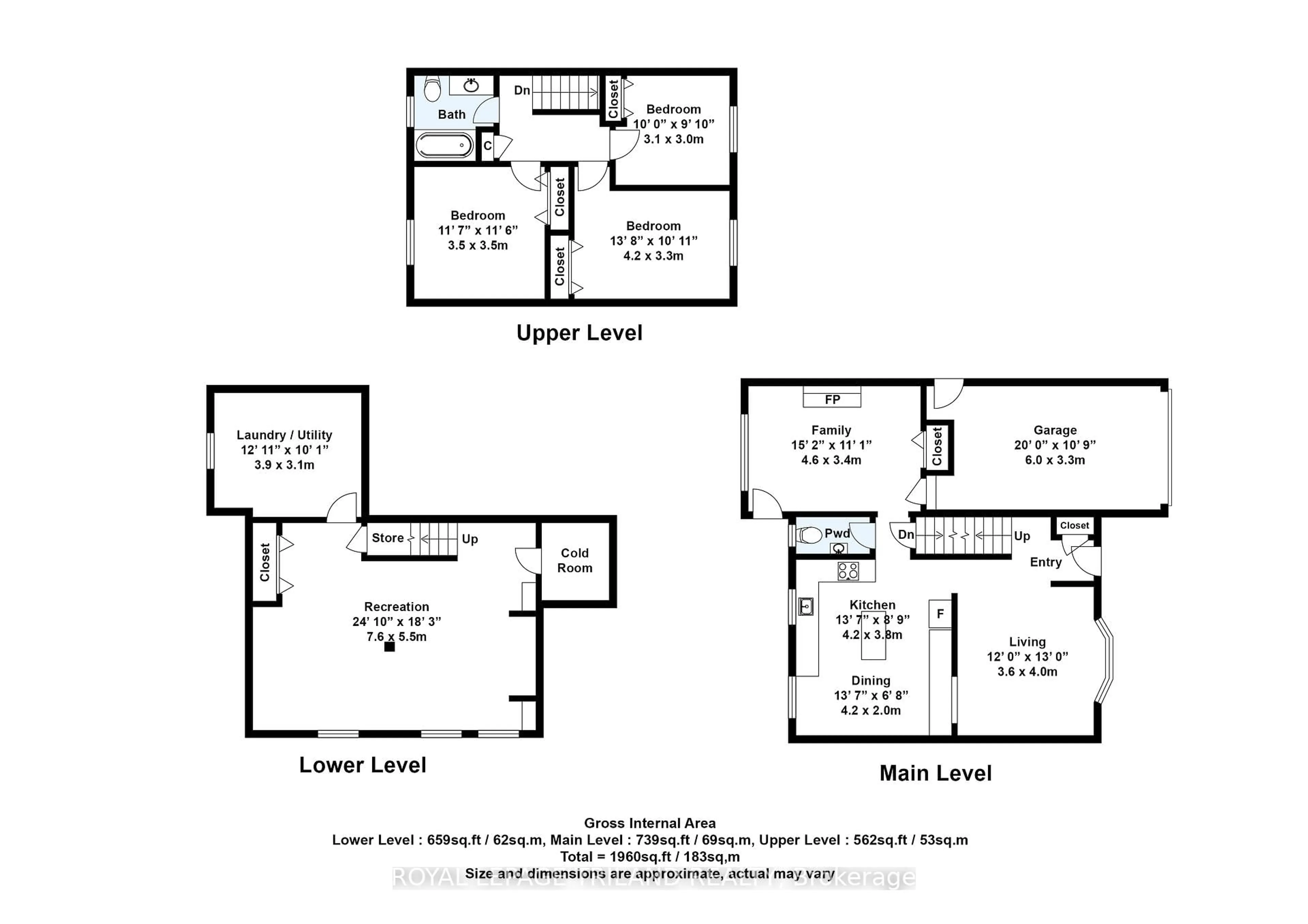 Floor plan for 59 VANIER Pl, St. Thomas Ontario N5R 5S4