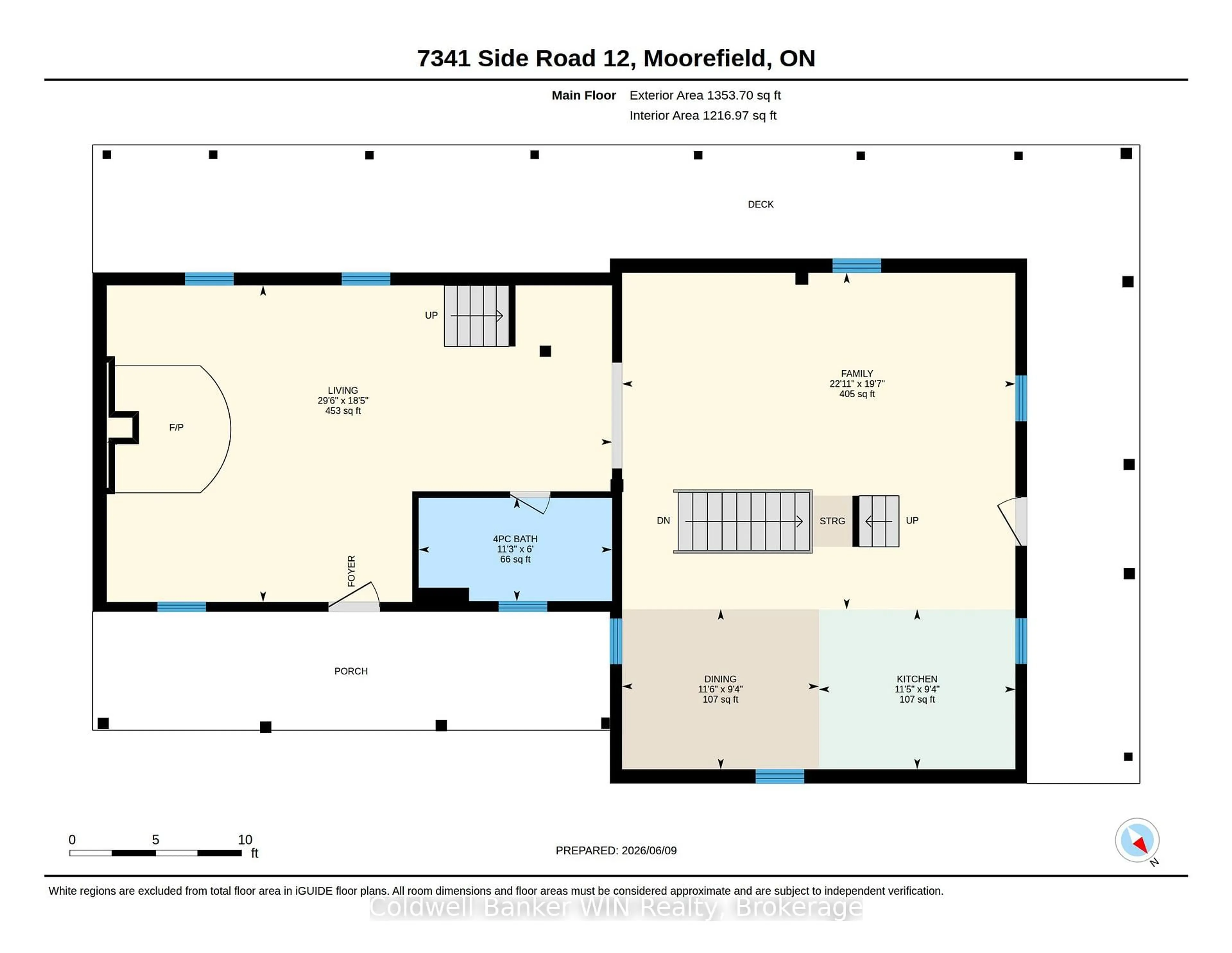 Floor plan for 7341 Sideroad 12, Mapleton Ontario N0G 2K0