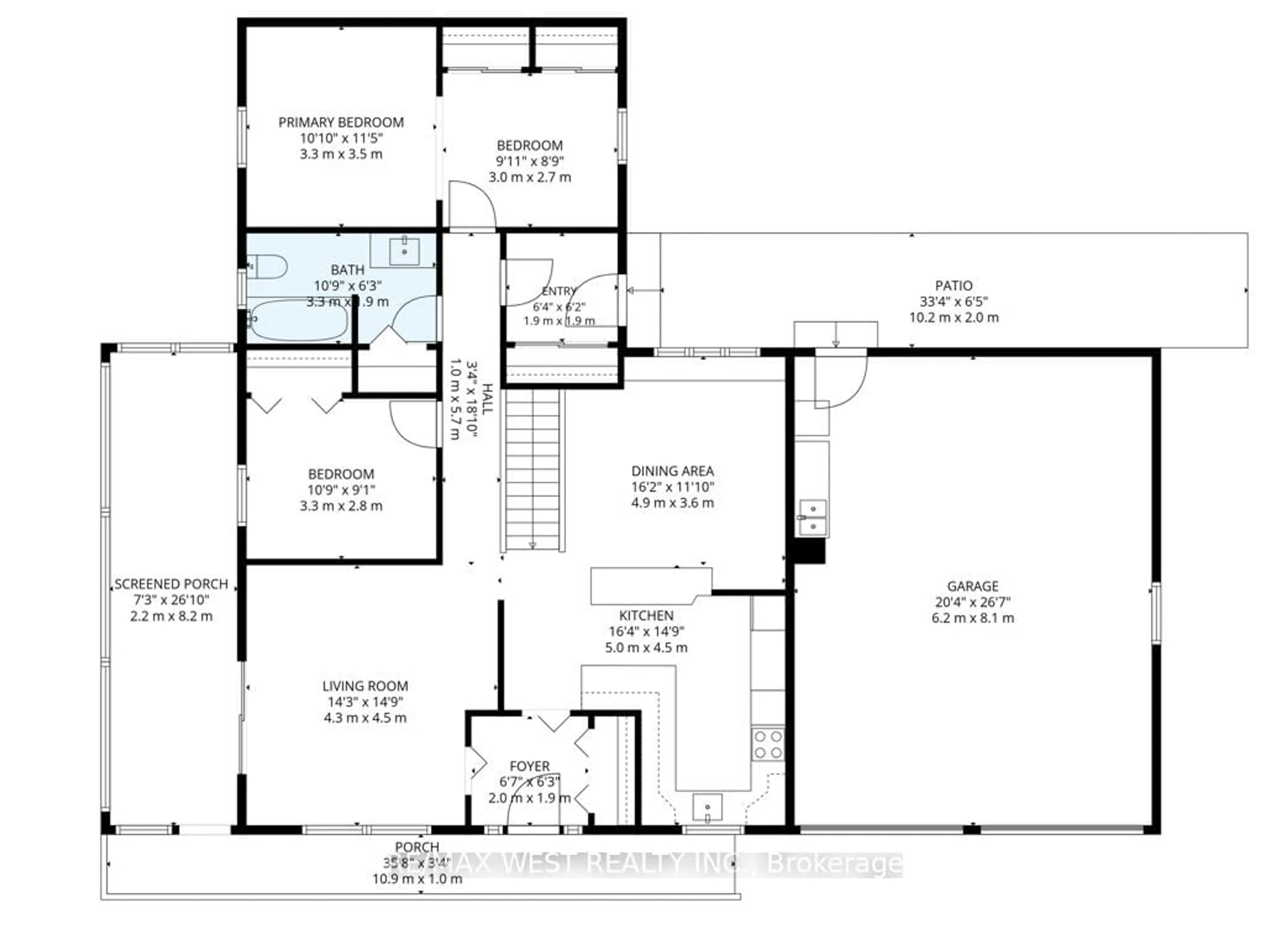 Floor plan for 236 Queen St, Burk's Falls Ontario P0A 1C0