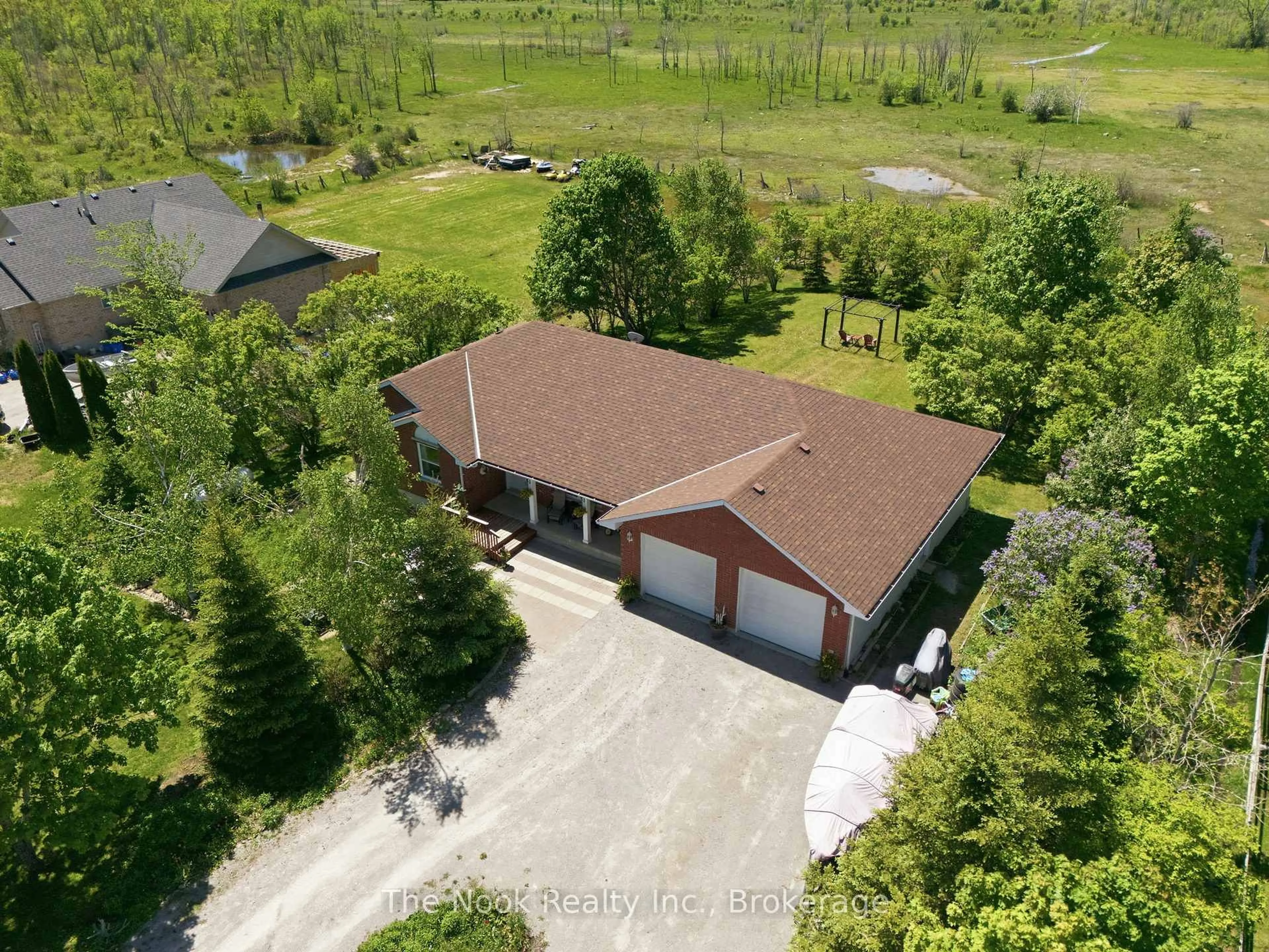 A pic from outside/outdoor area/front of a property/back of a property/a pic from drone, unknown for 4 McGillivray Lane, Kawartha Lakes Ontario L0K 1B0
