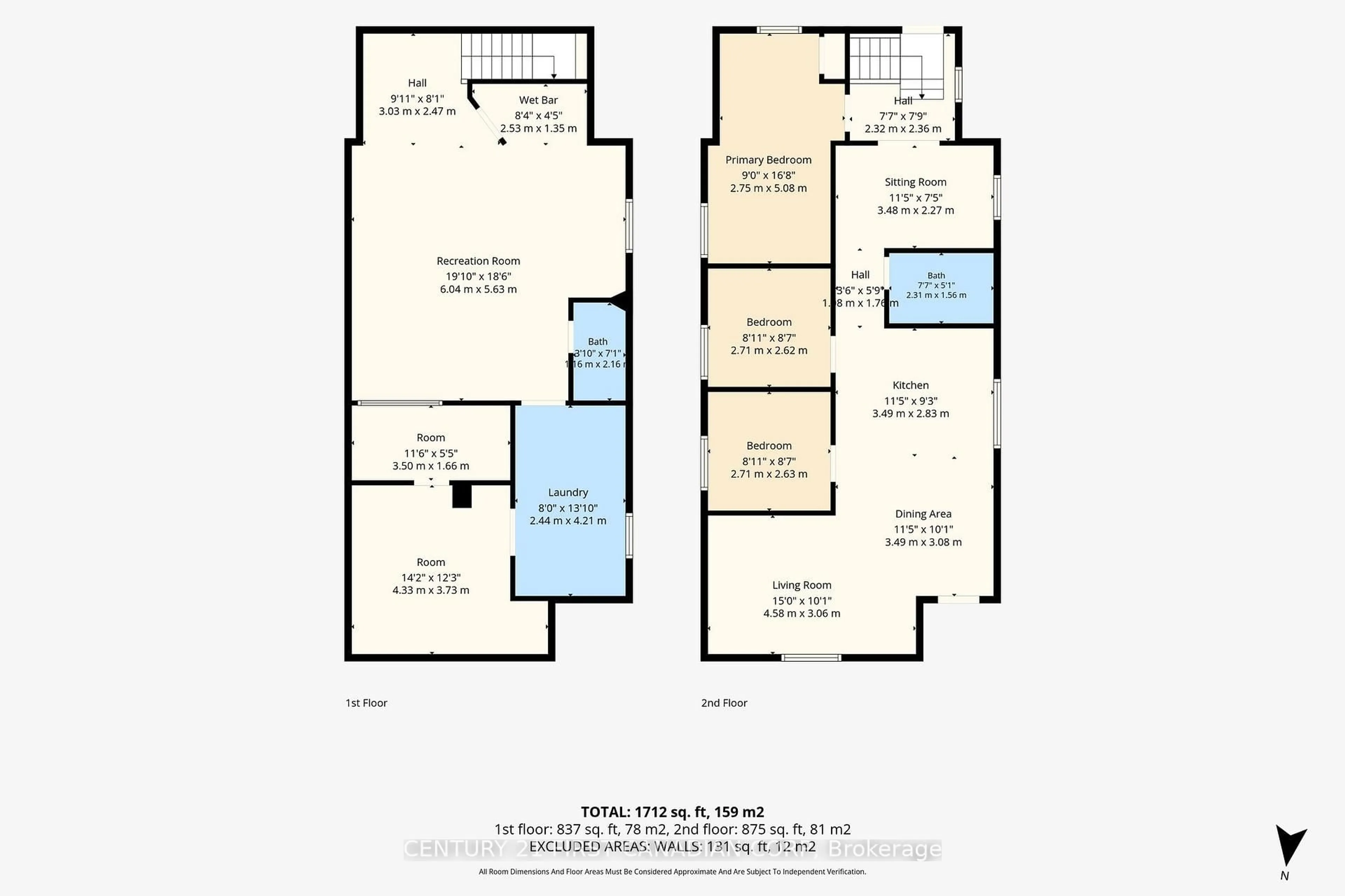 Floor plan for 29 Weston St, London South Ontario N6C 1R2