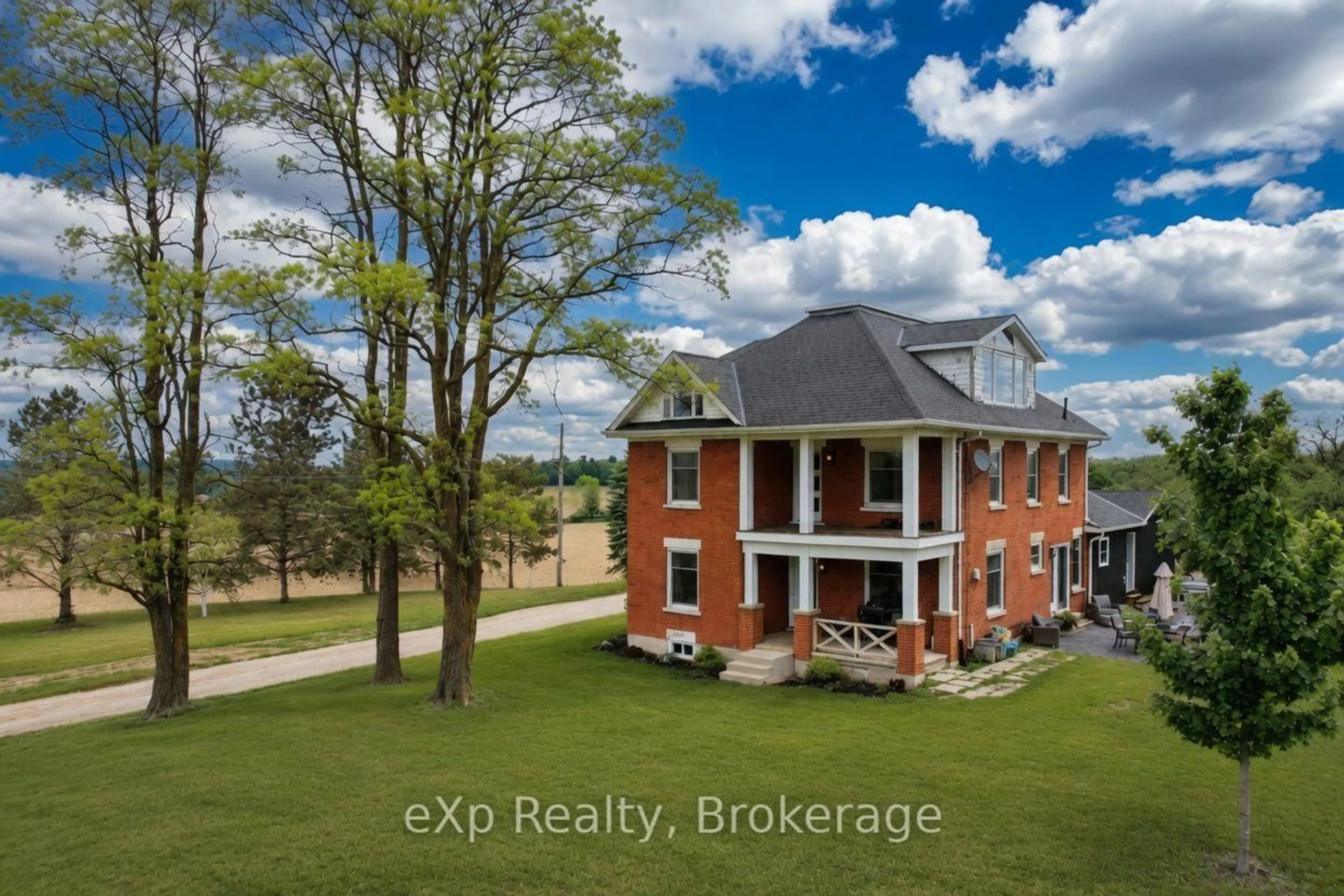 A pic from outside/outdoor area/front of a property/back of a property/a pic from drone, building for 42 TACK Rd, South Bruce Ontario N0G 2J0