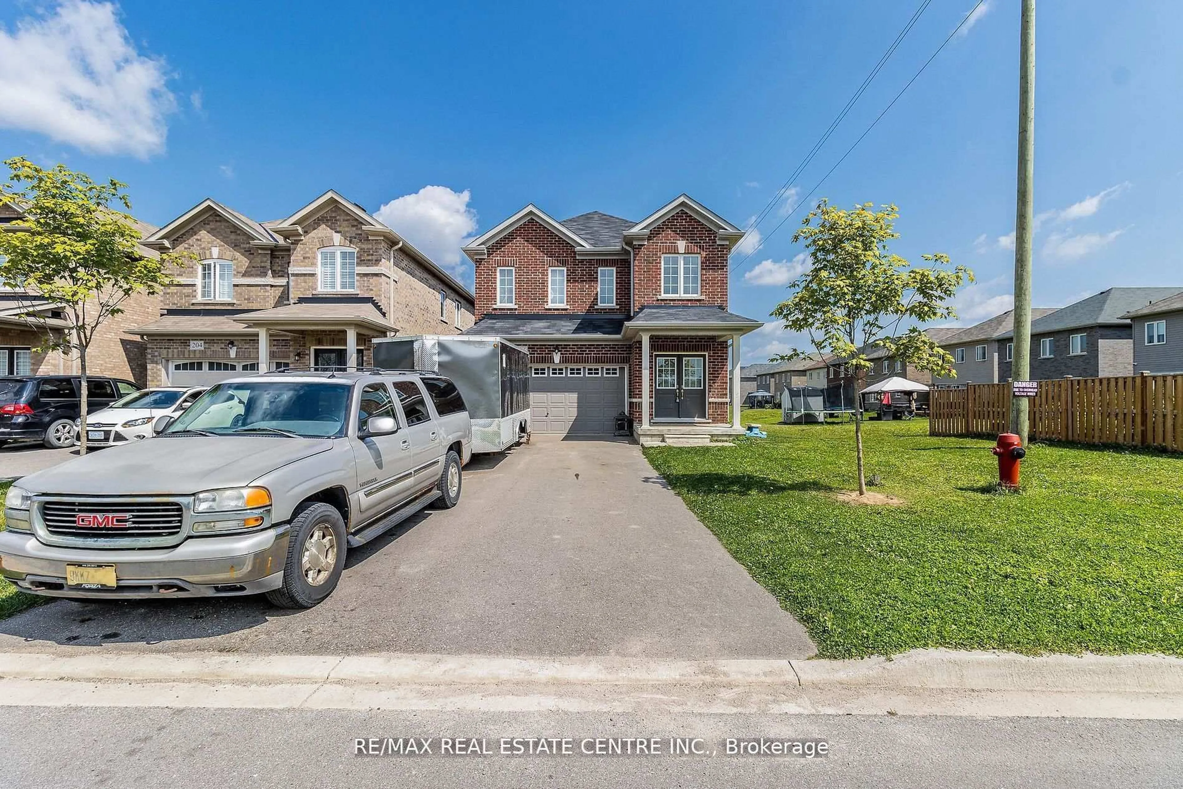 A pic from outside/outdoor area/front of a property/back of a property/a pic from drone, street for 206 Werry Ave, Southgate Ontario N0C 1B0