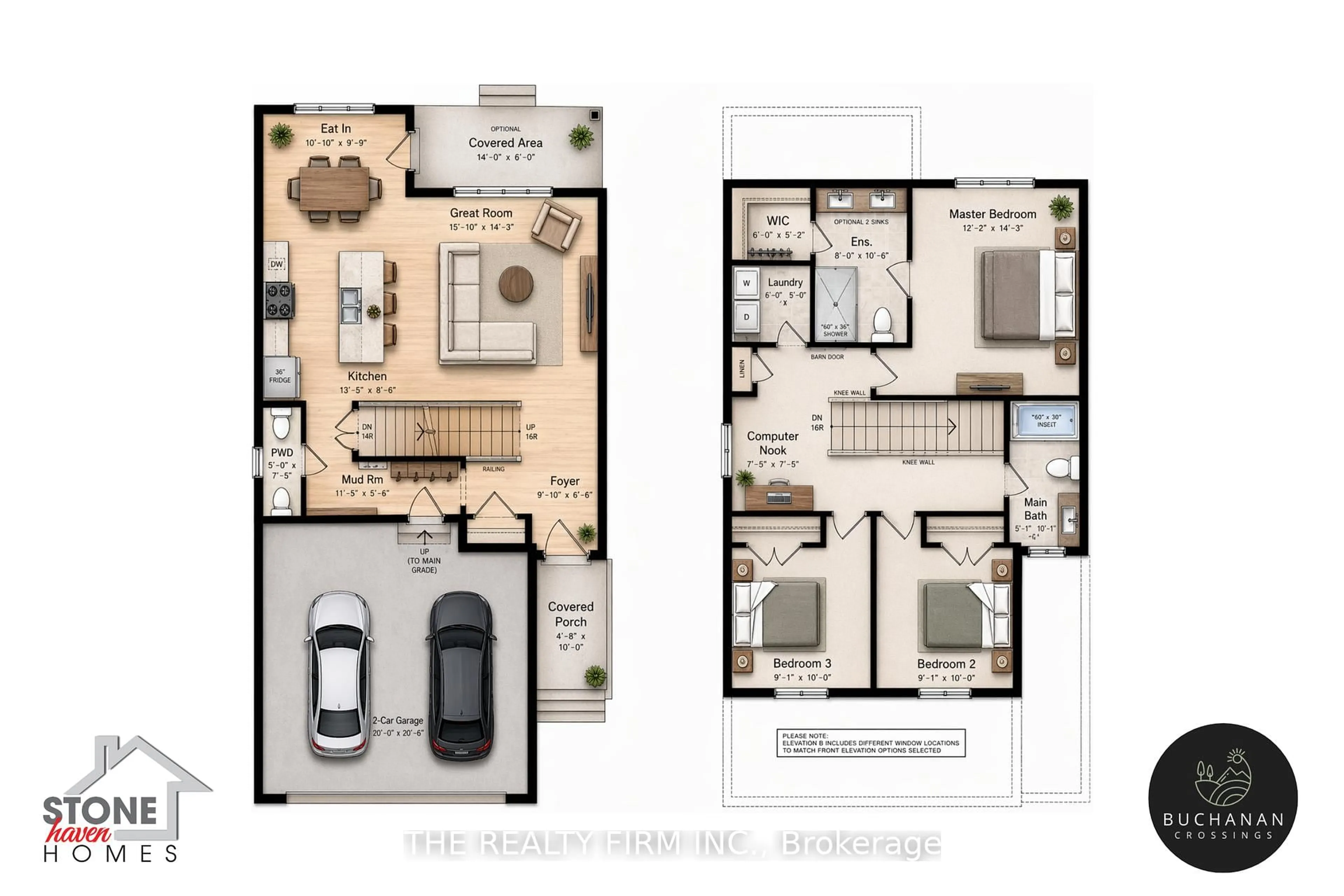 Floor plan for Lot 74 Beer Cres, Strathroy-Caradoc Ontario N7G 3K5
