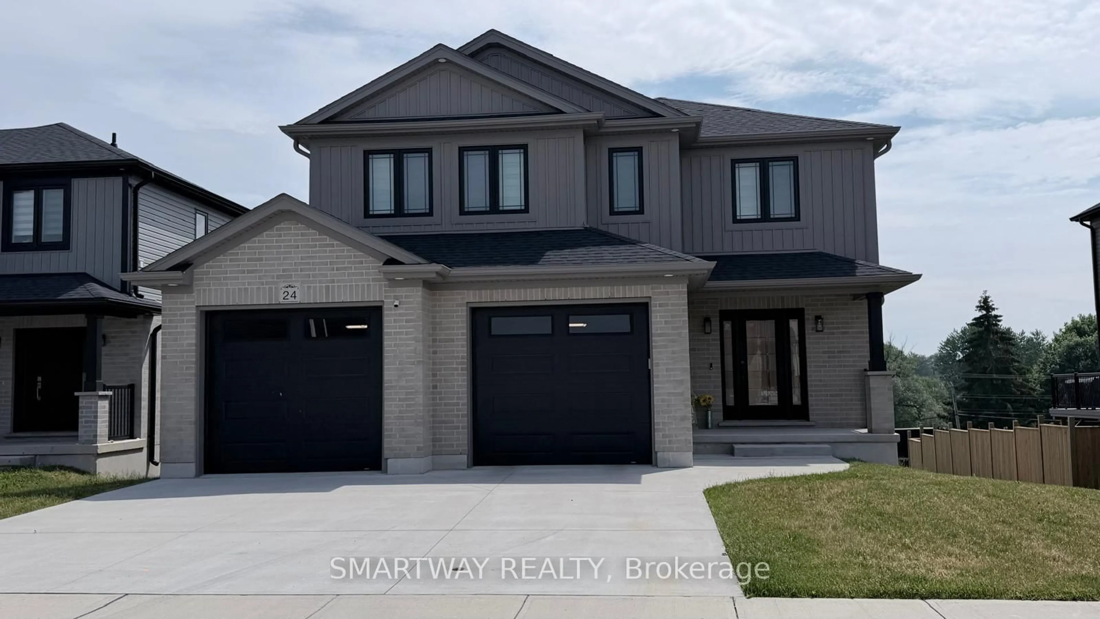 Home with brick exterior material, street for 24 Greene St, South Huron Ontario N0M 1S3