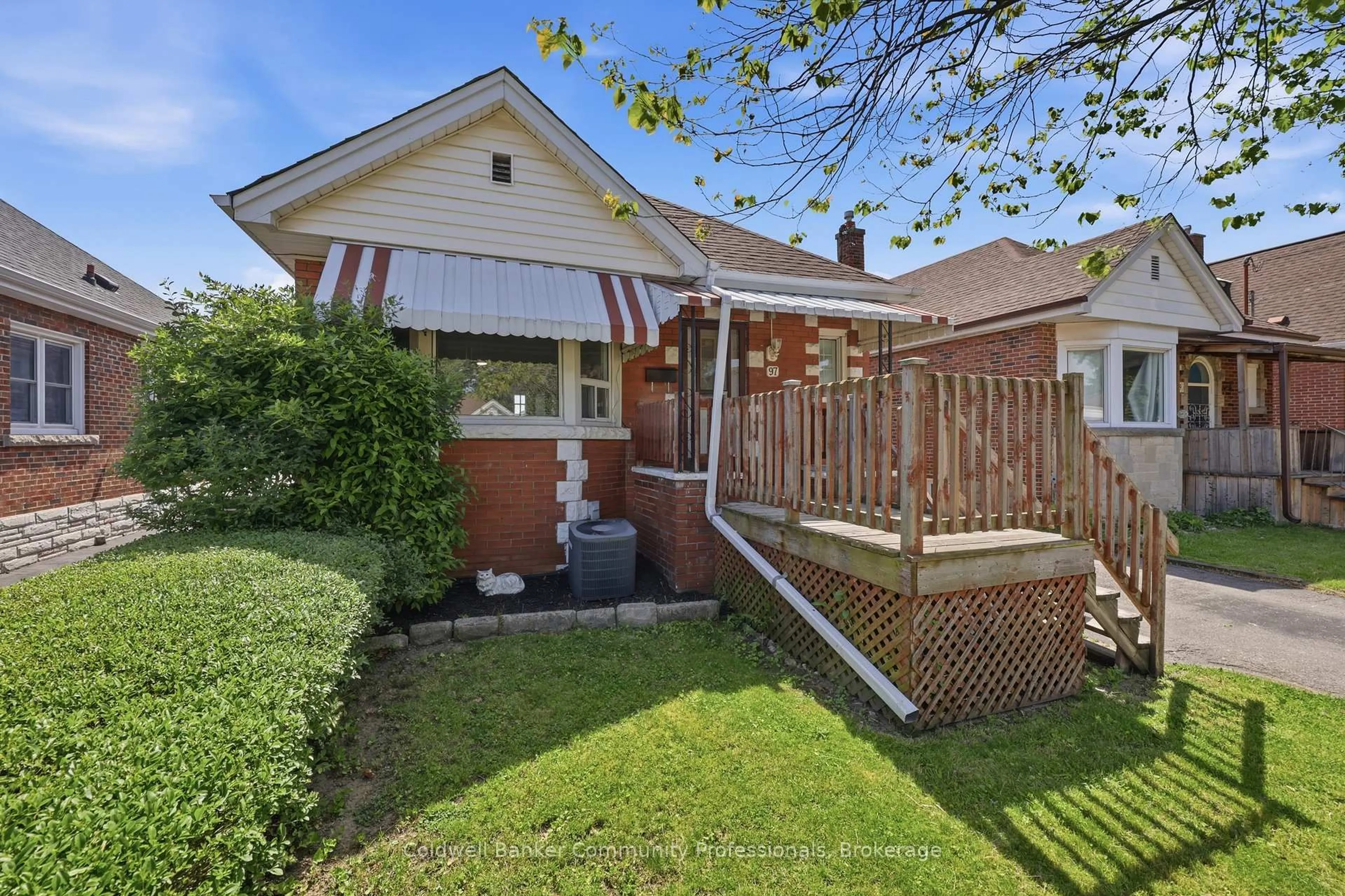 Home with brick exterior material, street for 97 Tragina Ave, Hamilton Ontario L8K 2Z4