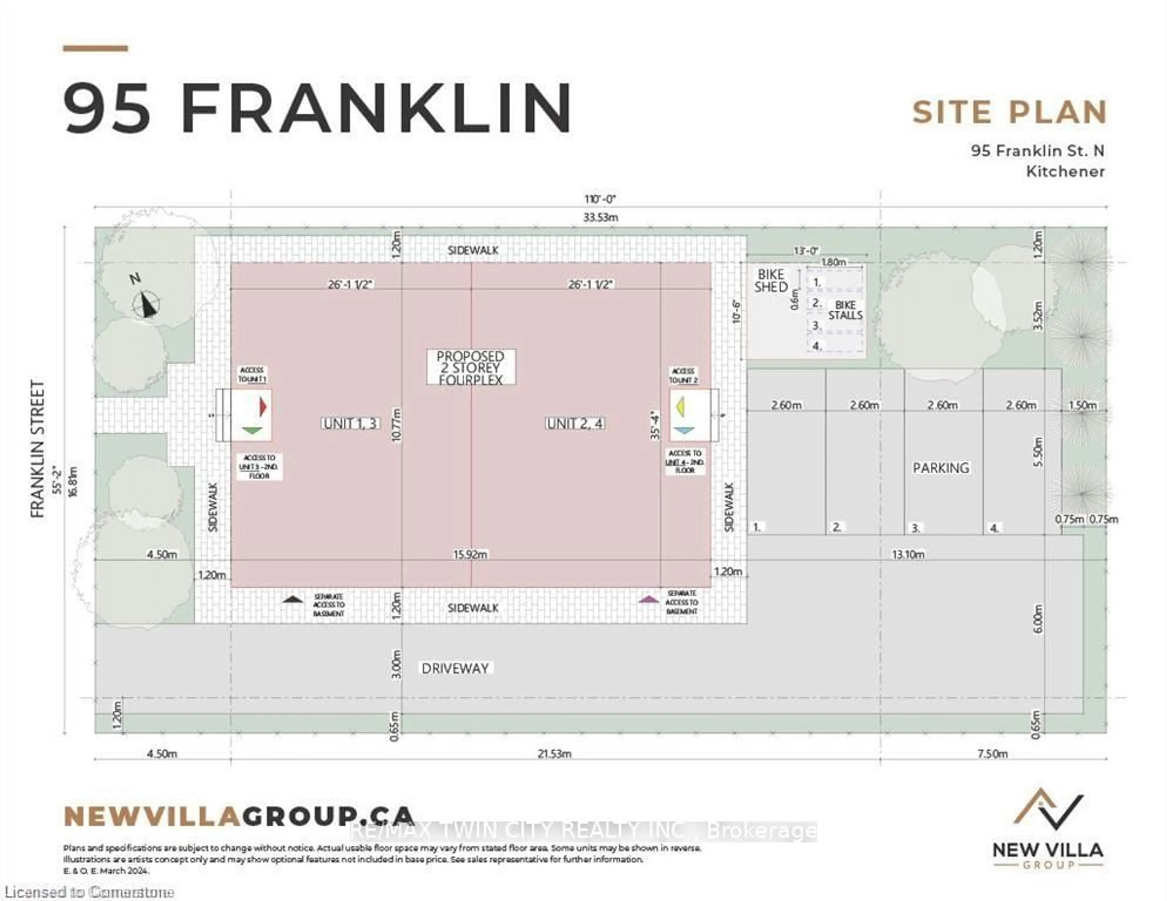 Floor plan for 95 Franklin St, Kitchener Ontario N2A 1Y1