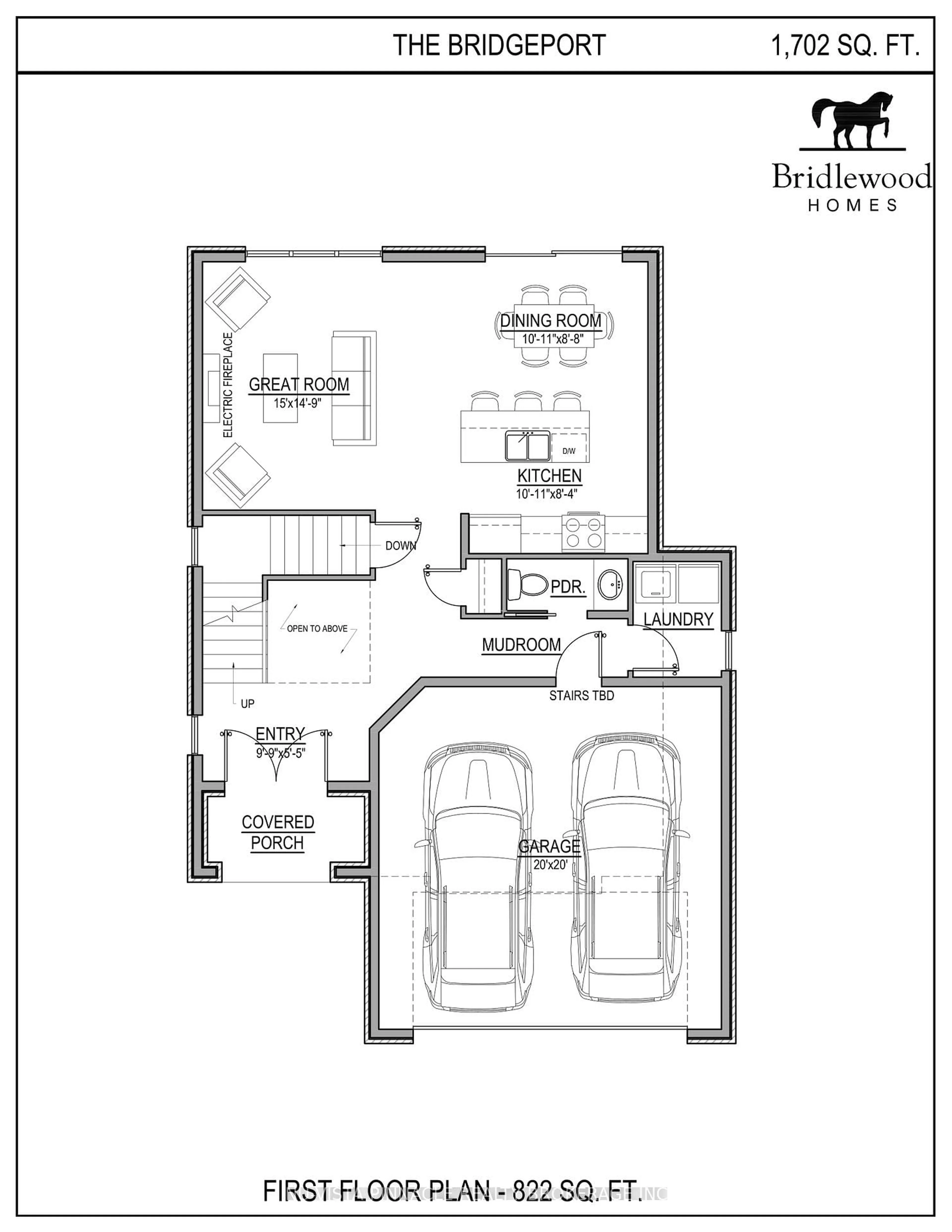Floor plan for Lot 26 Virtue Dr, London South Ontario N6K 4N7